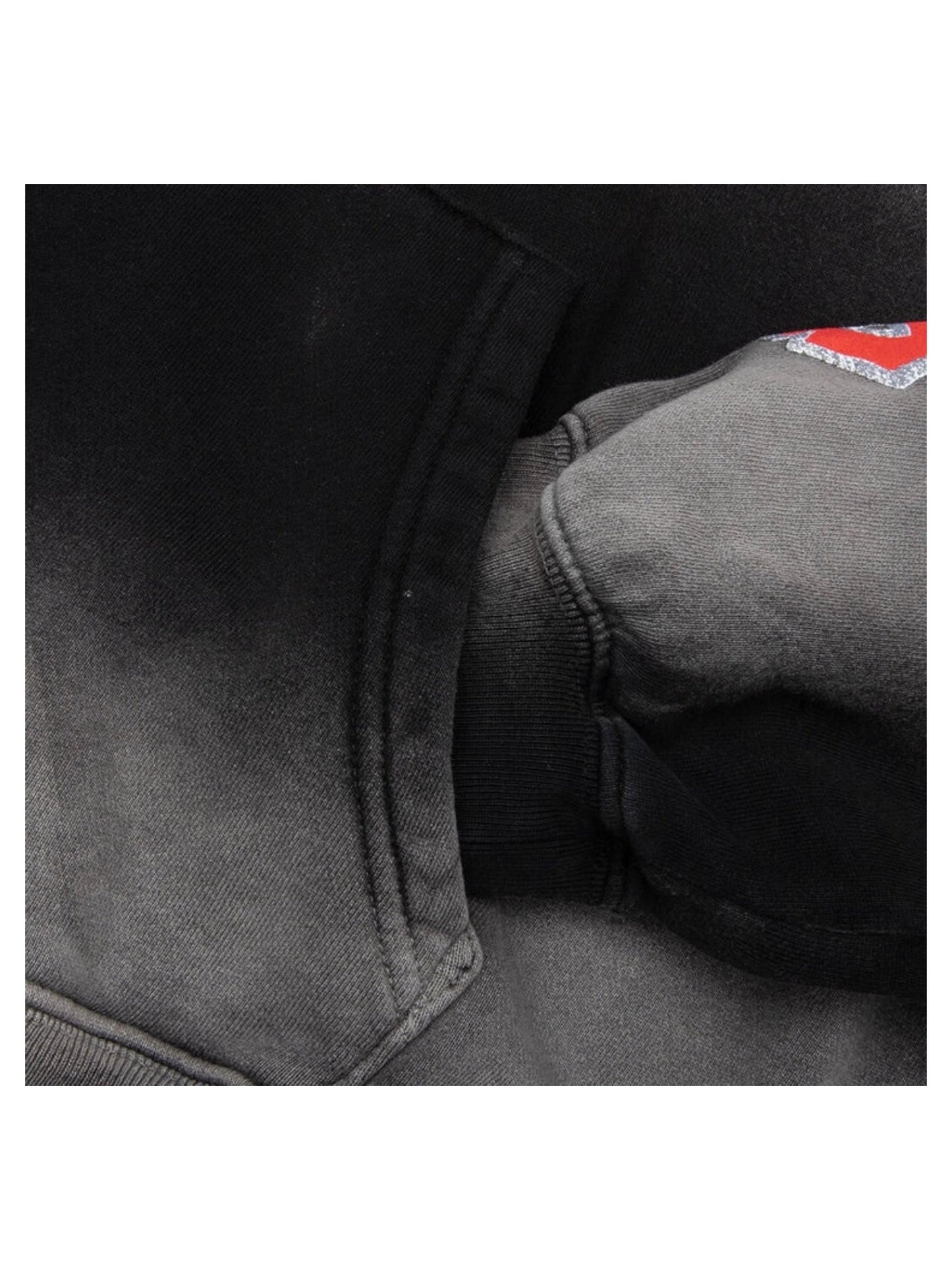 Hellstar Stars Shine Graffiti Hoodie Black/Red