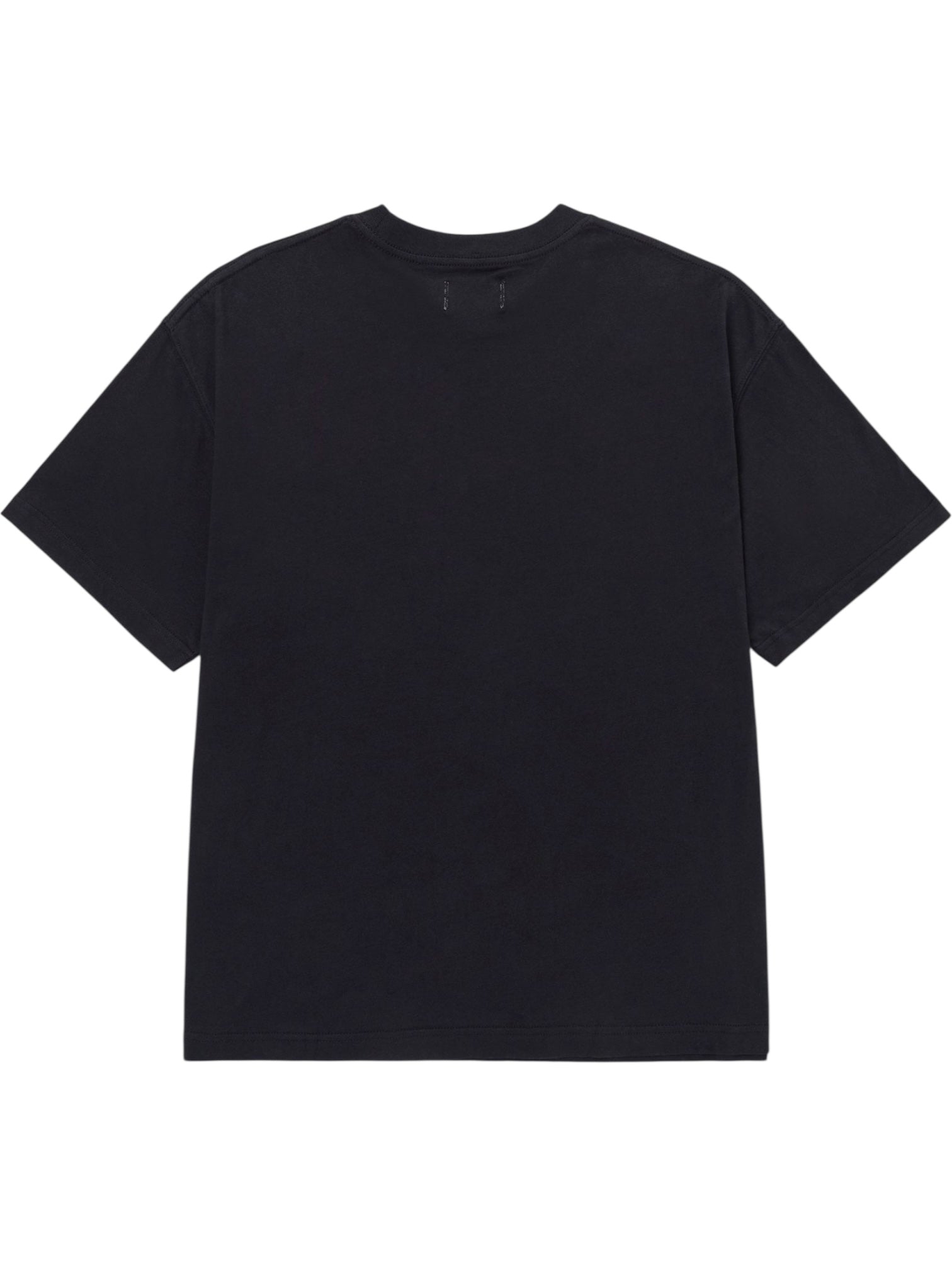The HONOR THE GIFT Block Party T-shirt Black is a 100% cotton short-sleeve tee, shown flat with the back side up—ideal for casual outings or your next block party.