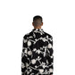 Honor The Gift Floral Ribbon Button Up Black