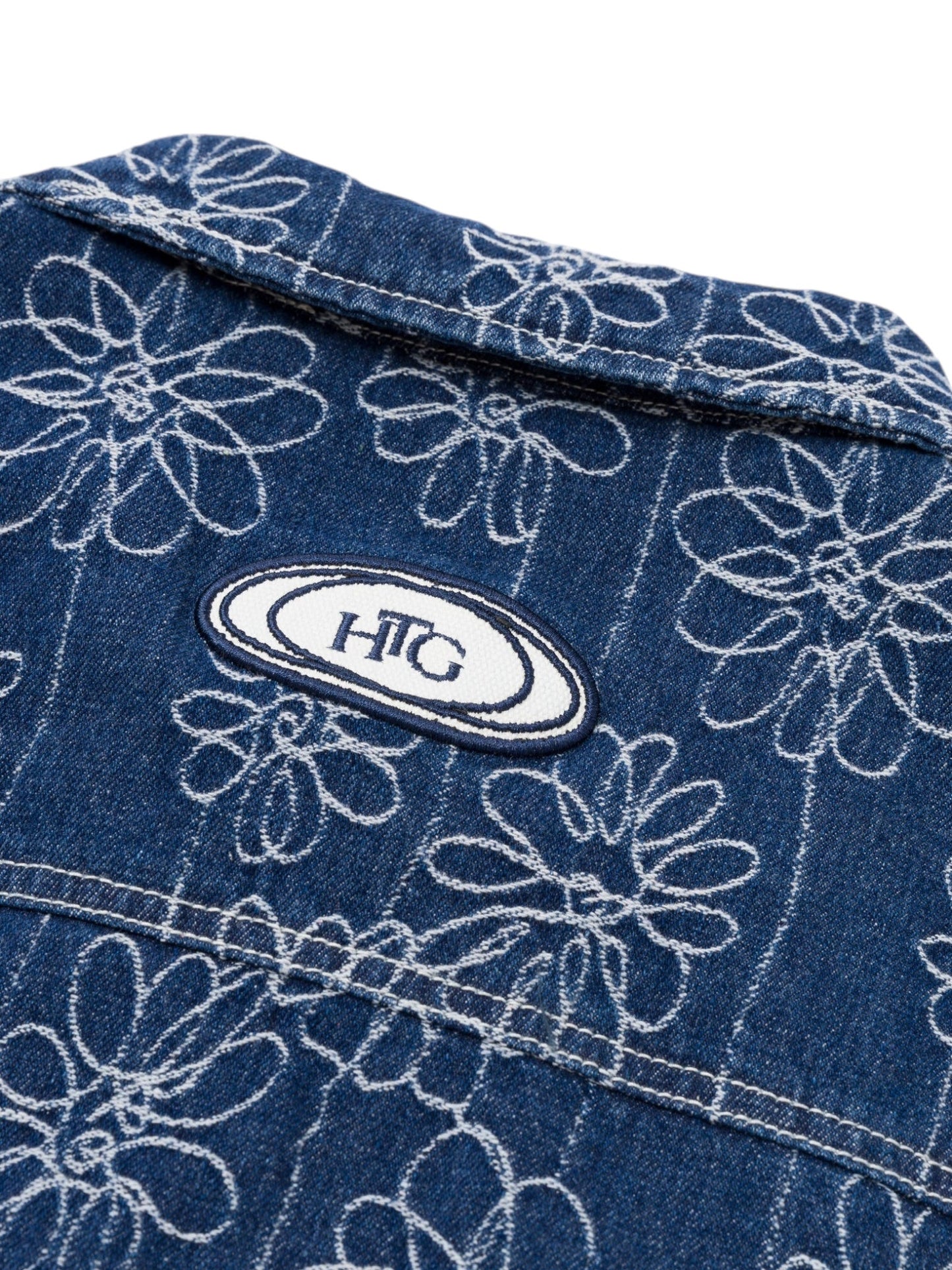 Honor The Gift Flower Jacquard Jkt Indigo