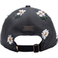 Honor The Gift Flowers Beaded 6 Panel Cap Black