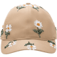 Honor The Gift Flowers Beaded 6 Panel Cap Taupe