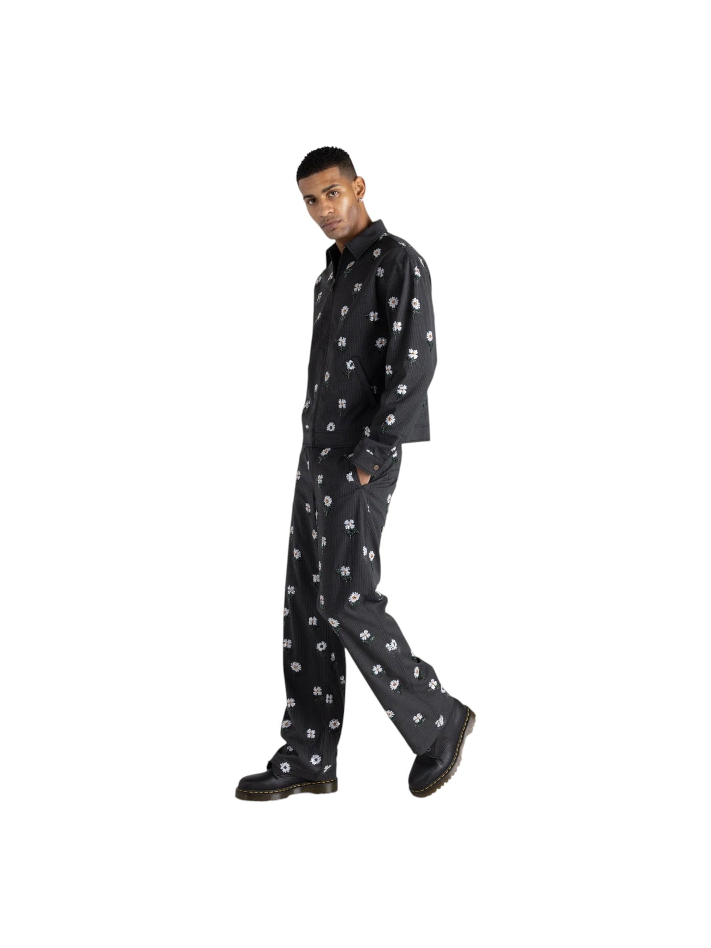 Honor The Gift Flowers Beaded Jacket Black