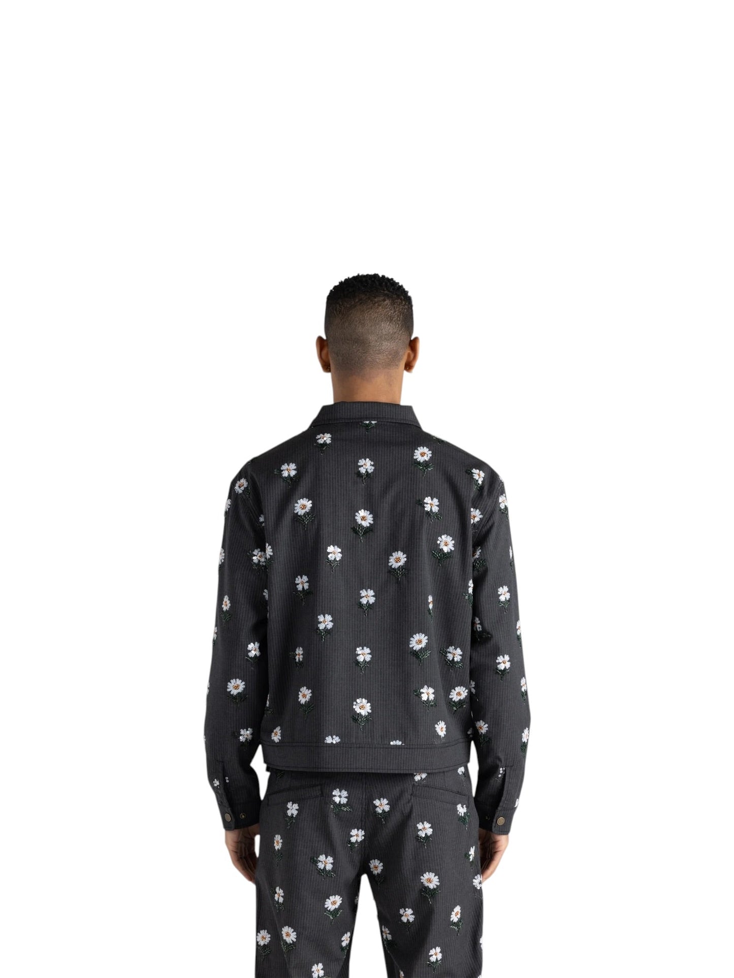 Honor The Gift Flowers Beaded Jacket Black