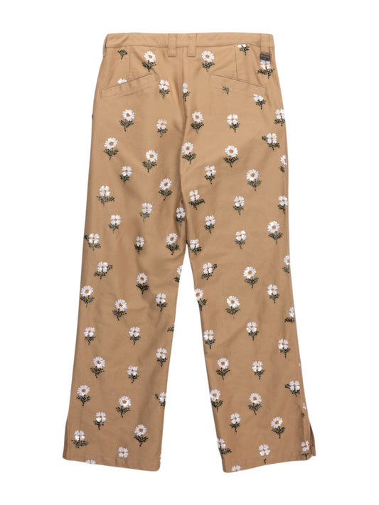 Honor The Gift Flowers Beaded Pant Taupe