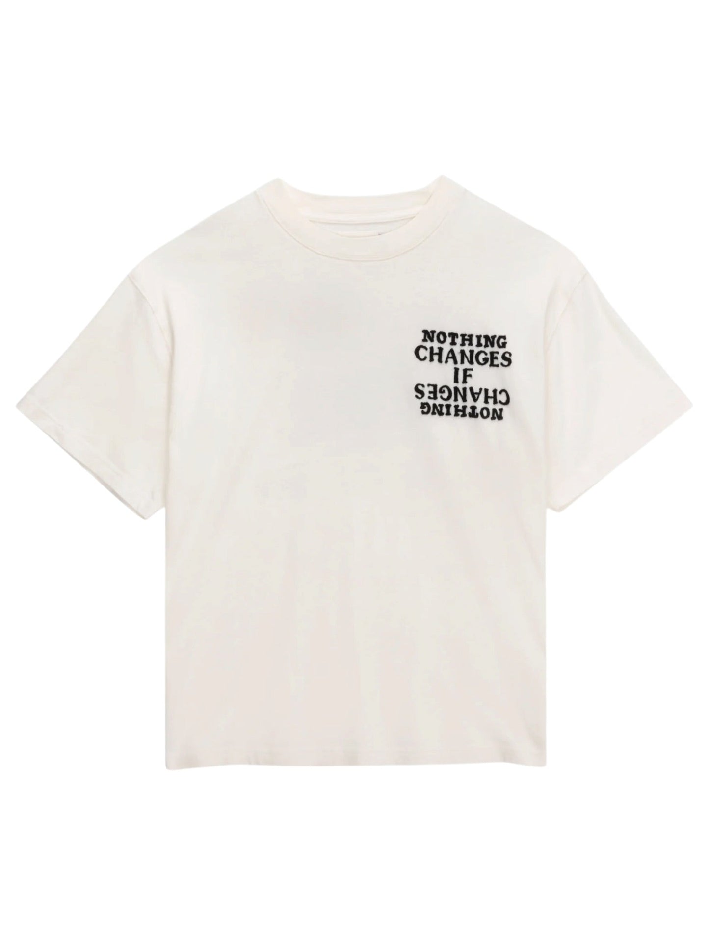 Honor The Gift Nothing Changes Tee White
