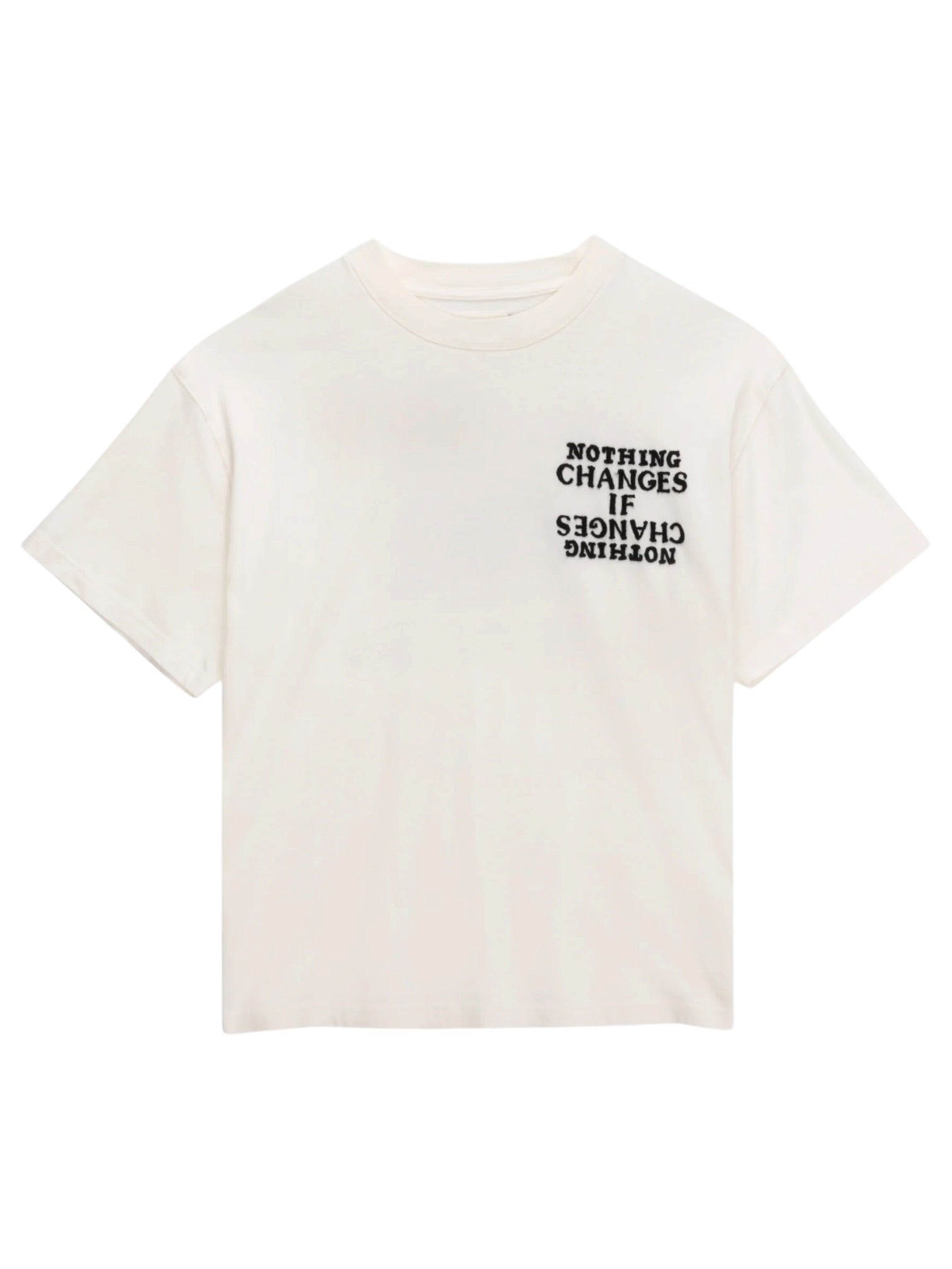 Honor The Gift Nothing Changes Tee White