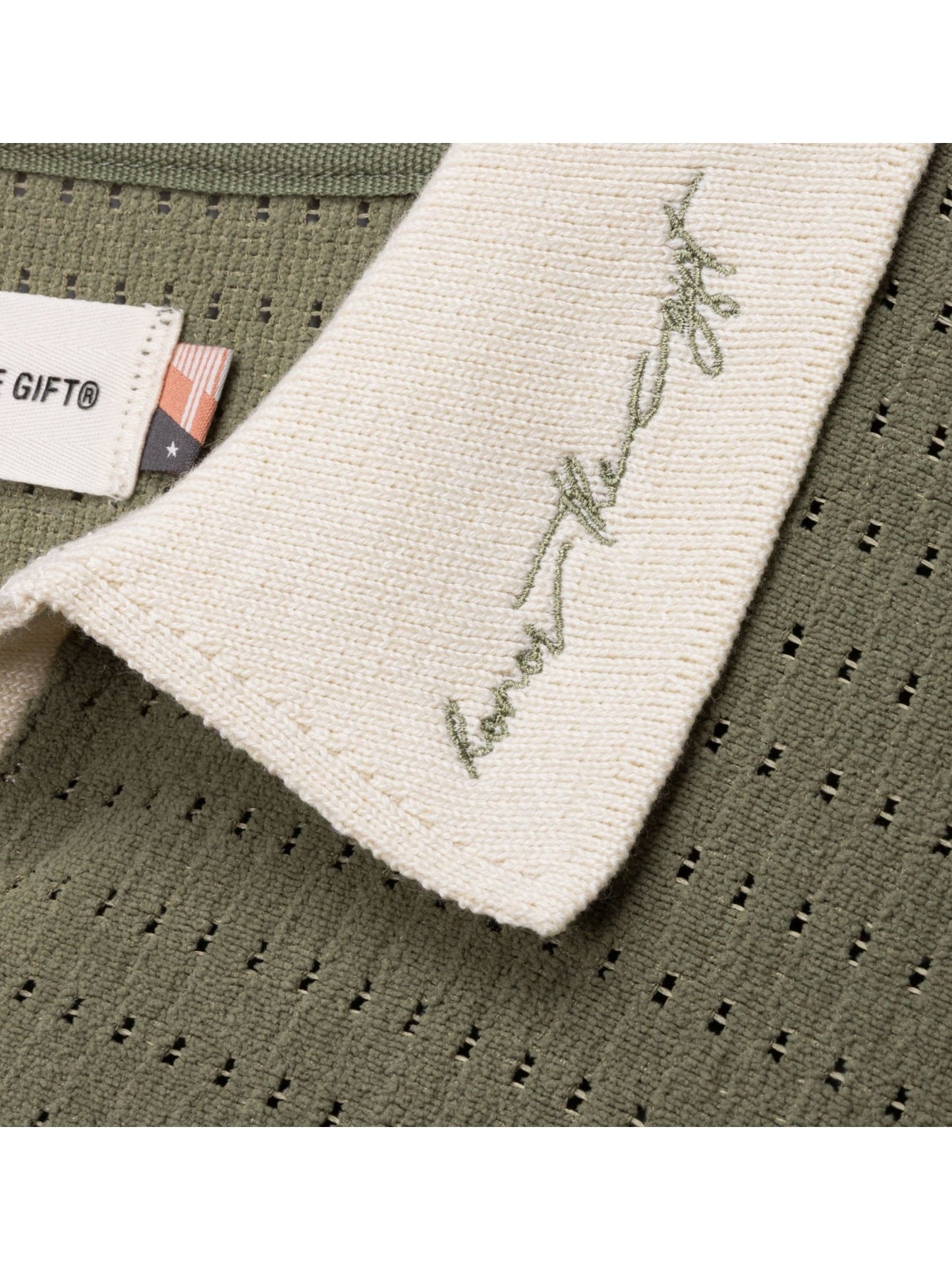Honor The Gift Pique Colorblock Polo Sage