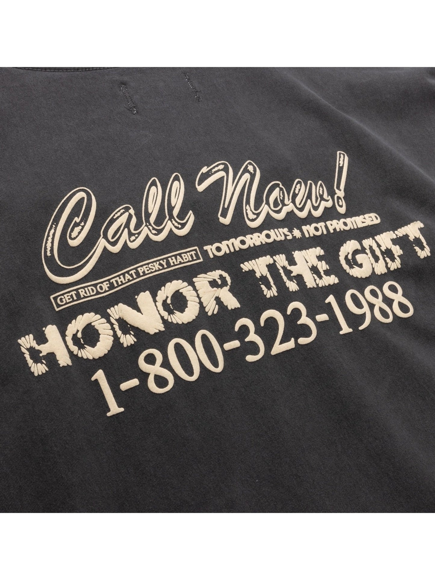 Honor The Gift Procastination Hotline SS Black