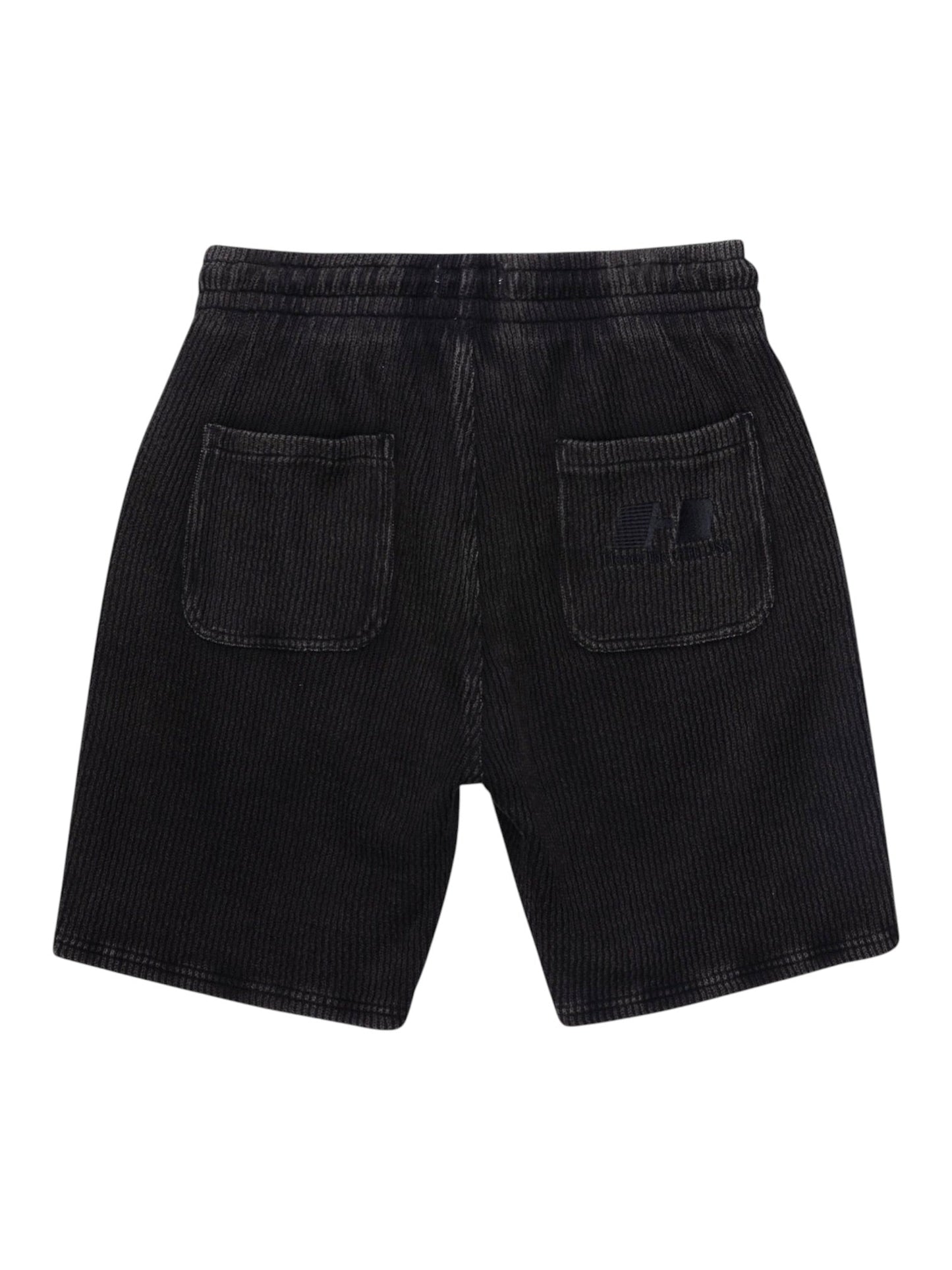 Honor The Gift Rib Knit  Drawcord 7" Short Black