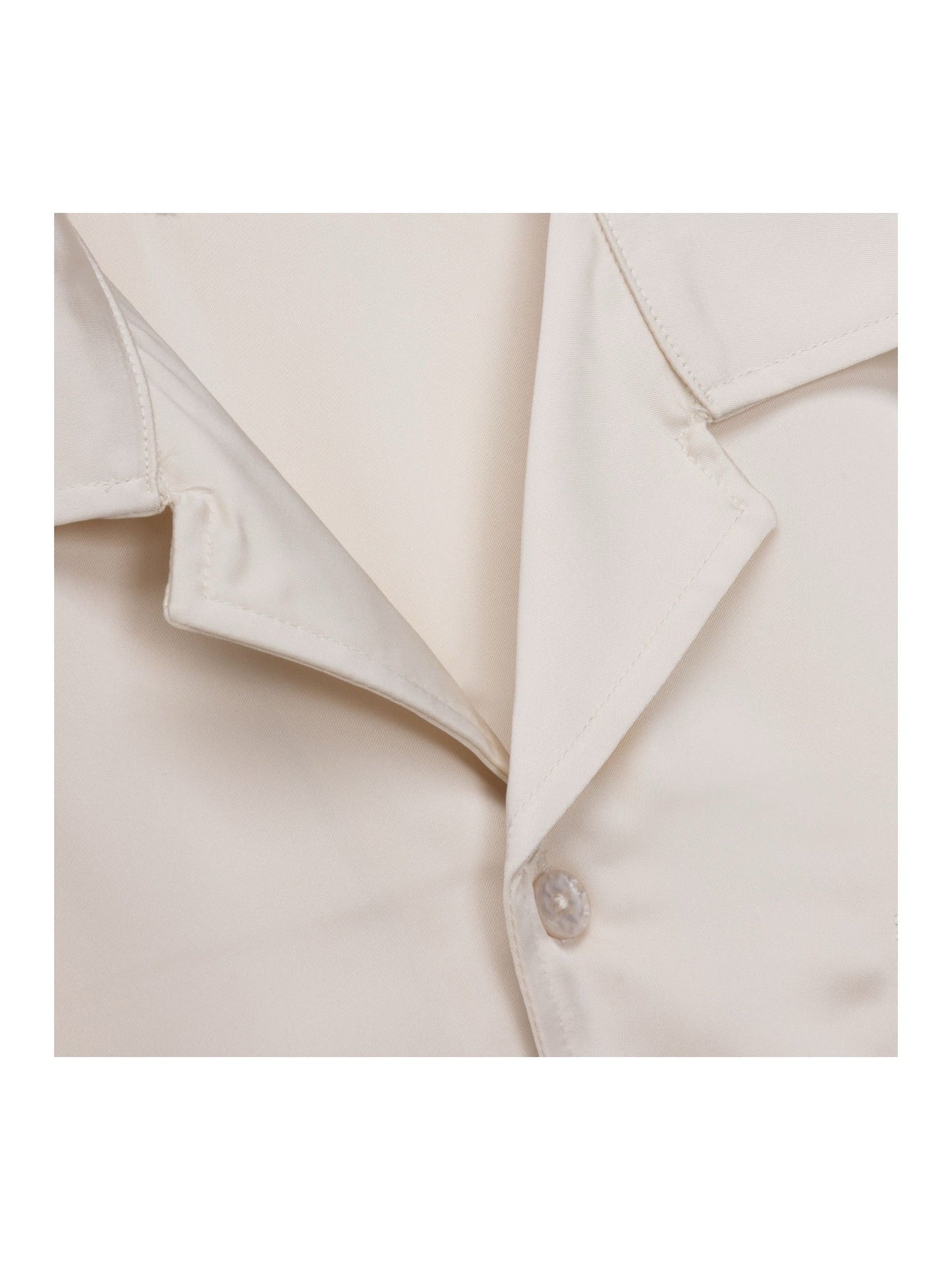Honor The Gift Satin Chest Logo Camp Collar Sand