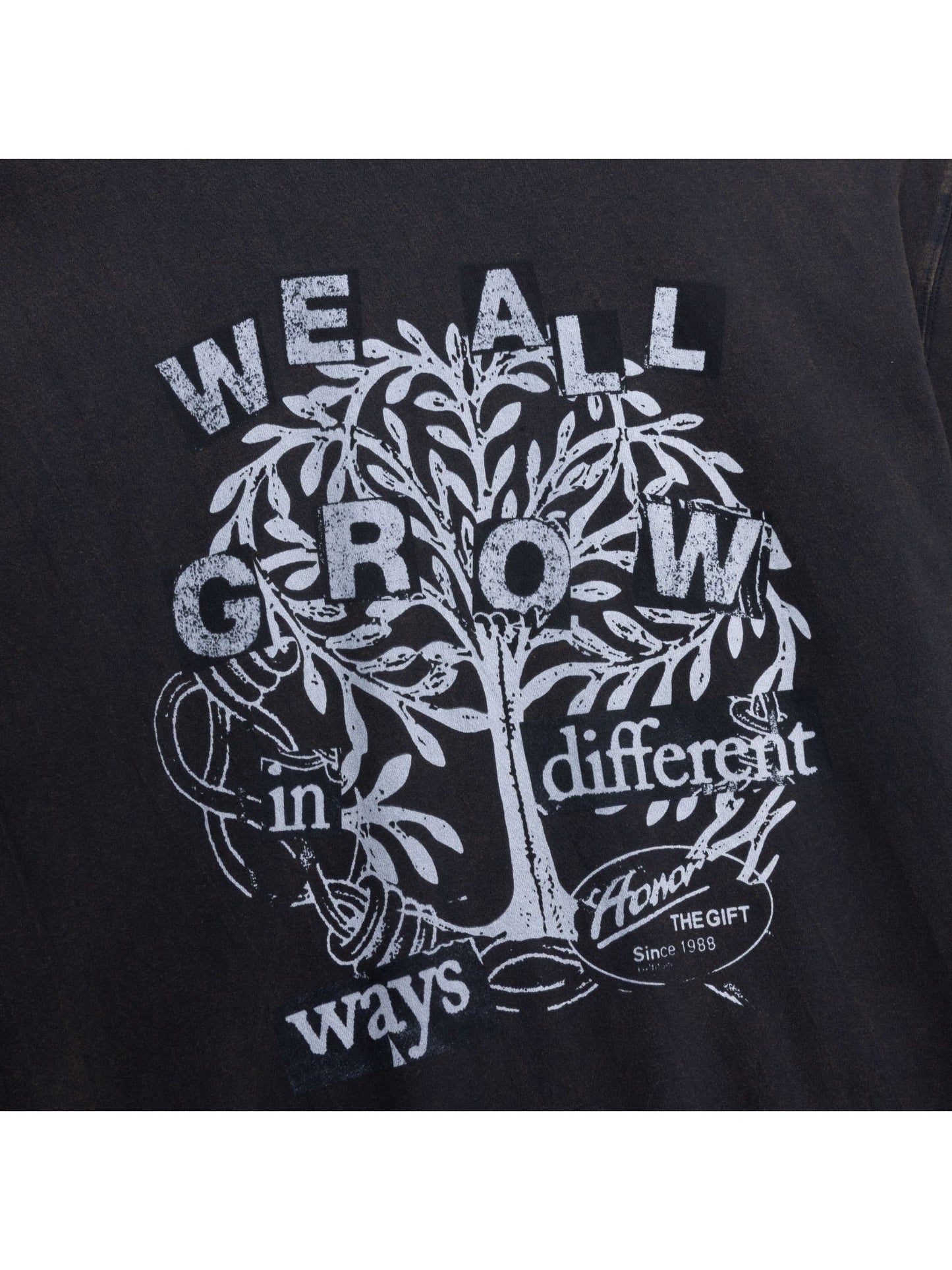 Honor The Gift We All Grow Tee Black