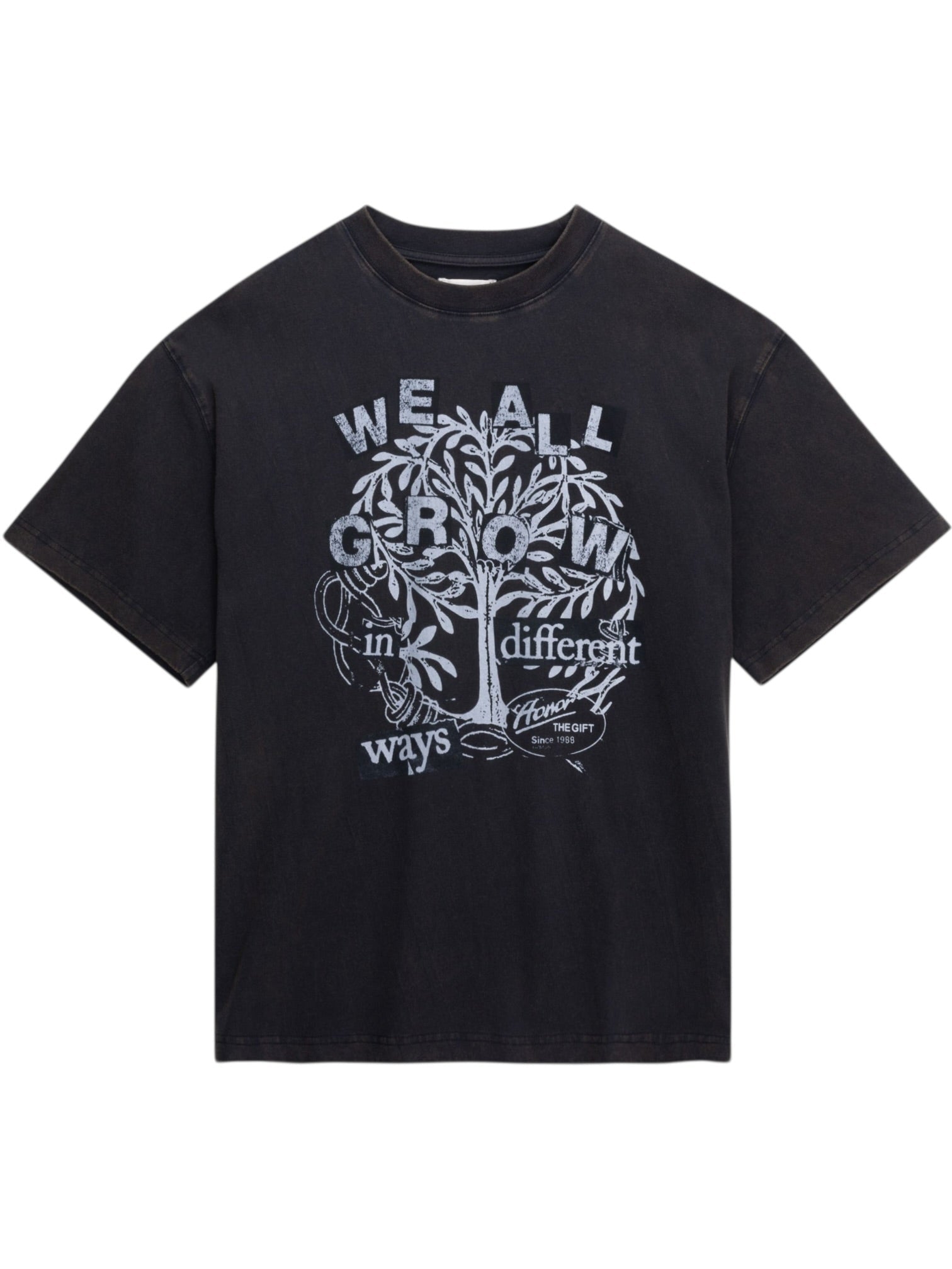 Honor The Gift We All Grow Tee Black