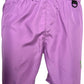 The ICEBERG Iceberg ICE25MBM01 Medium Boardshort in Raspberry features an elastic waistband, green drawstring, and a small black loop on the right side. Made from imported polyester.