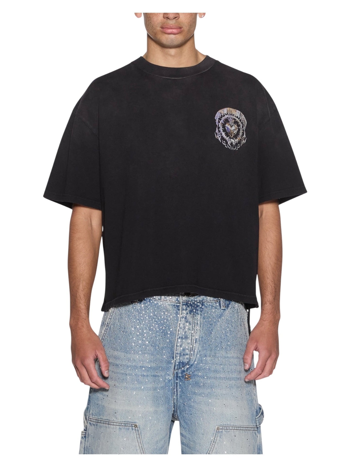 Ksubi Anguish Halen SS Tee Jet  Back