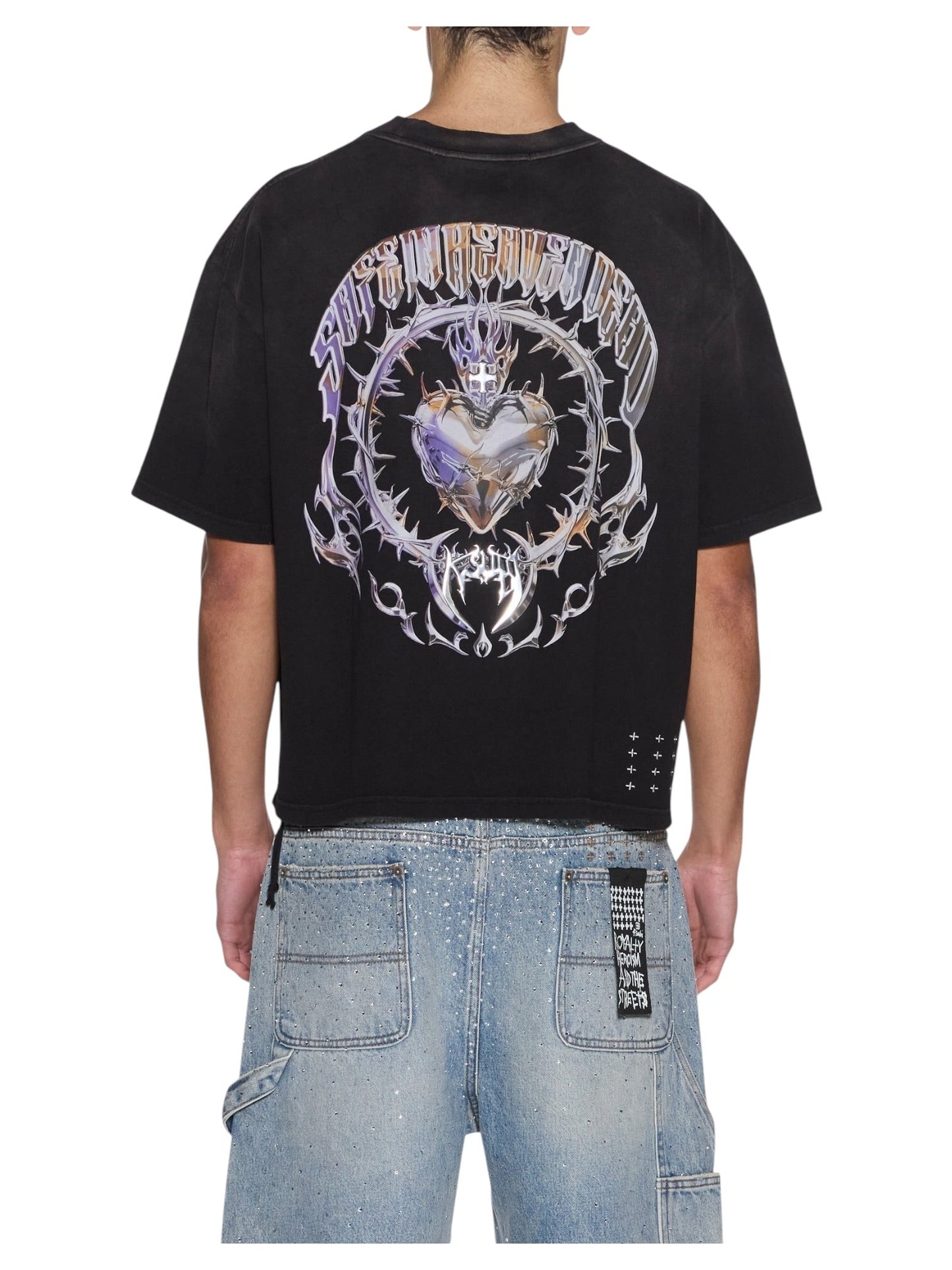 Ksubi Anguish Halen SS Tee Jet  Back