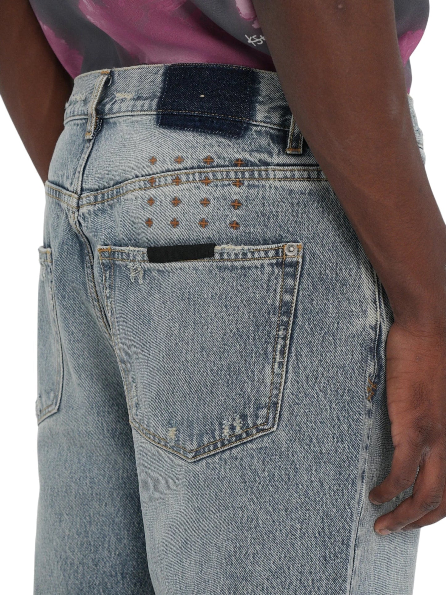 Ksubi Anti K Rogue Blue Trashed Denim