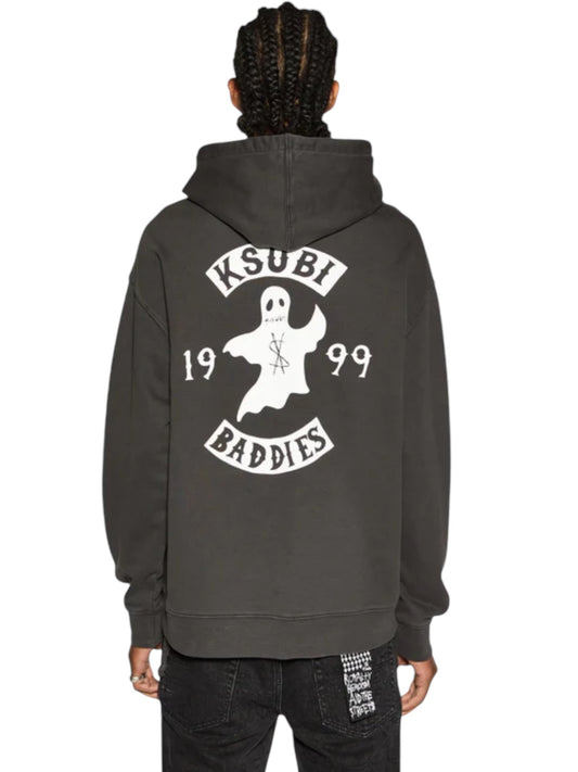 Ksubi Baddies Biggie Hoodie Faded Blk