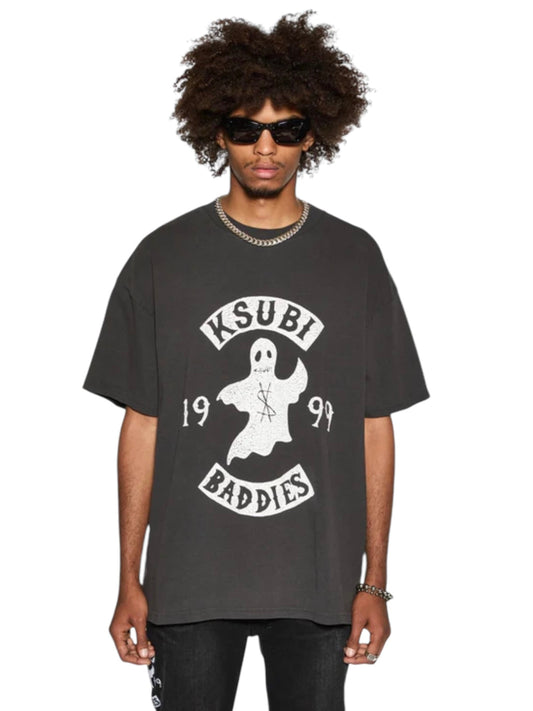 Ksubi Baddies Ekcess Ss Tee Faded Blk