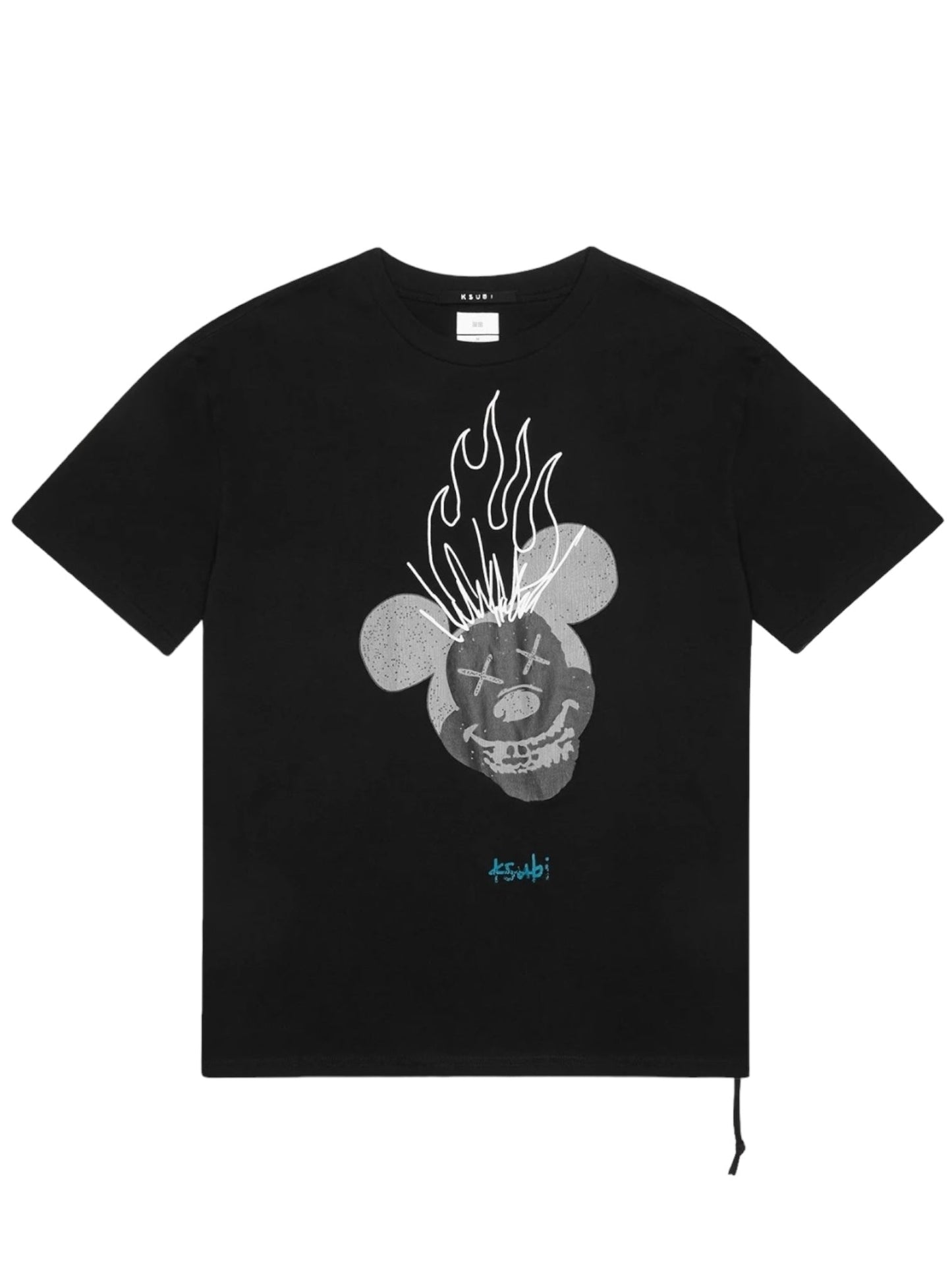 Ksubi Burn Biggie Ss Tee Jet Black