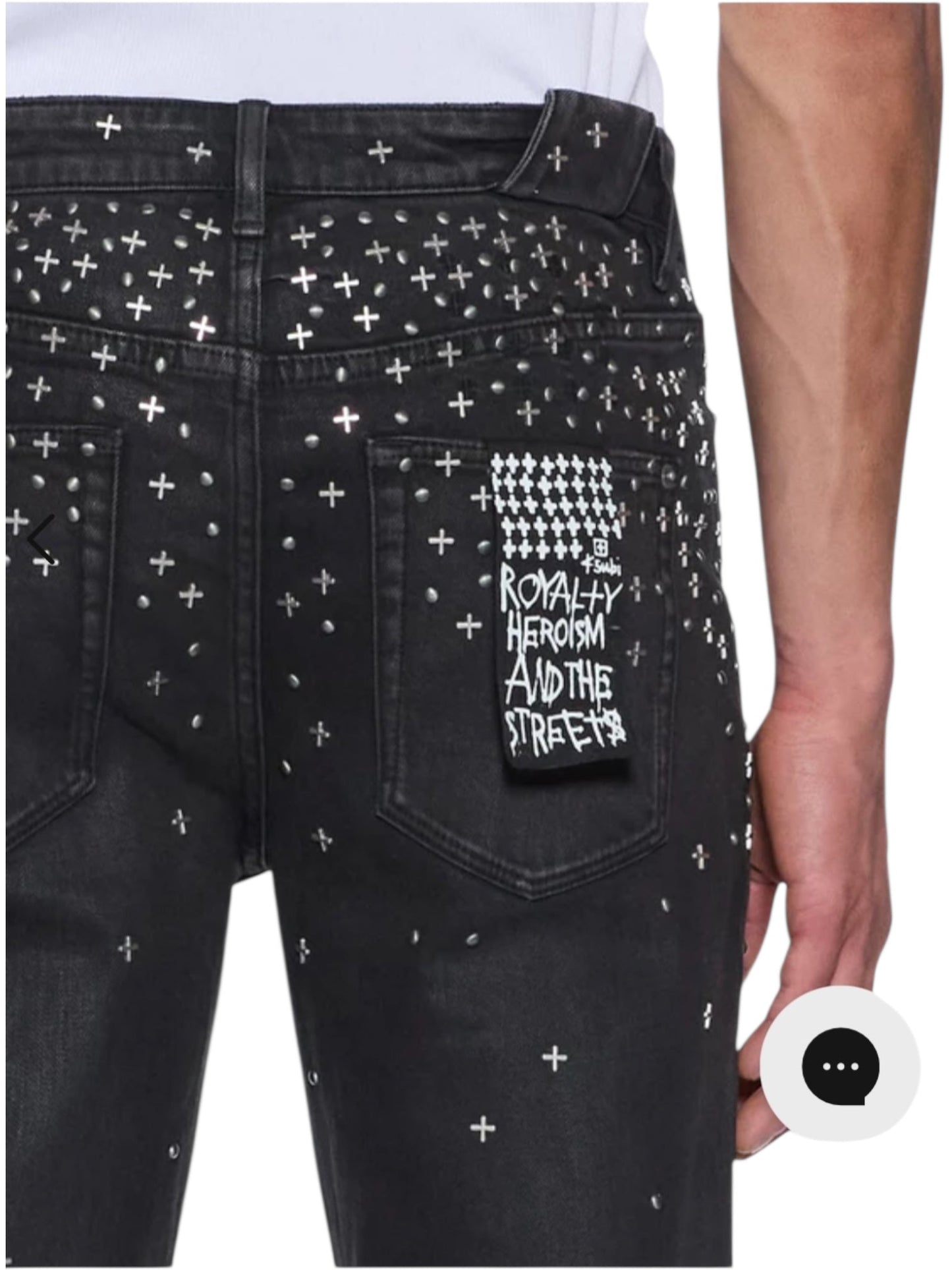 Ksubi Chitch Backstage Black Metalik