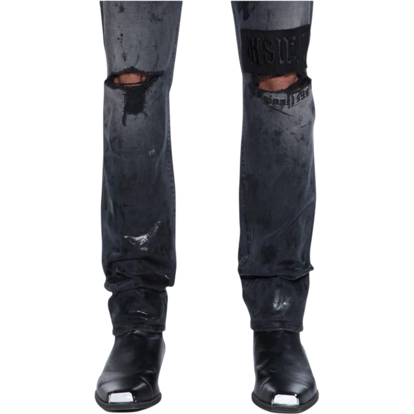 Ksubi Chitch Powder Grey Praying Charcoal