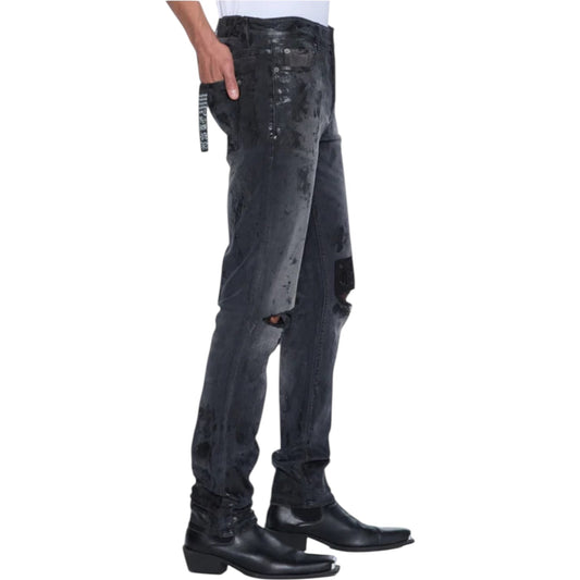 Ksubi Chitch Powder Grey Praying Charcoal