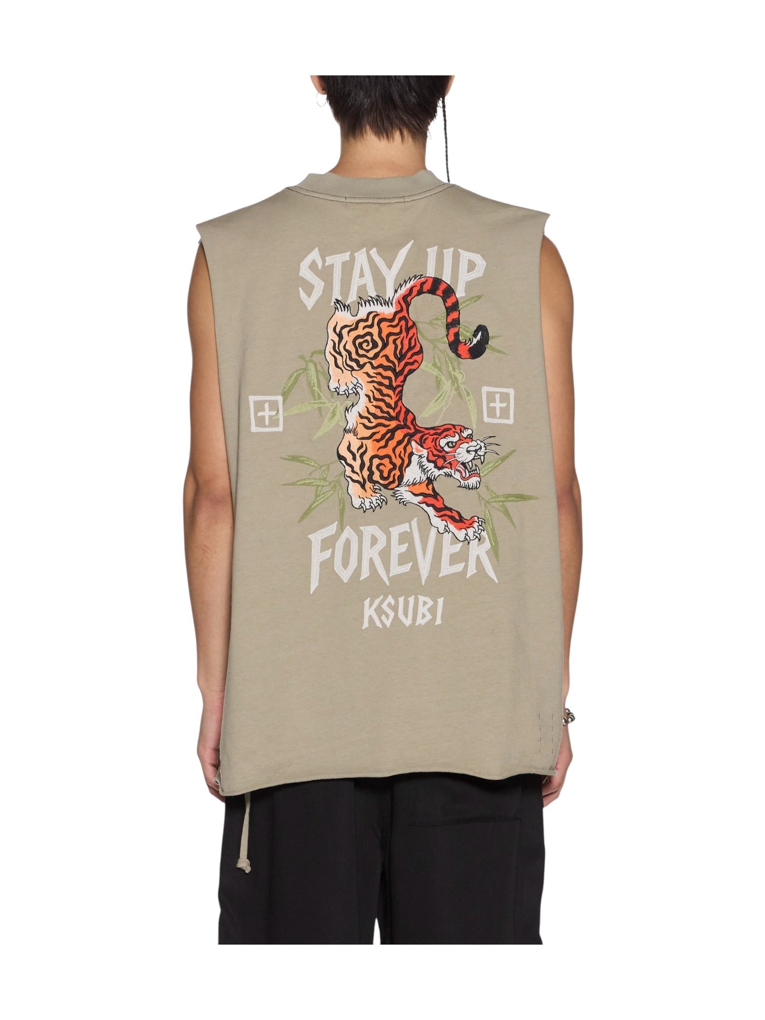 Probus Ksubi Cut Off Ekcess Tank Synth Green GREEN Ksubi Cut Off Ekcess Tank Synth Green GREEN GREEN