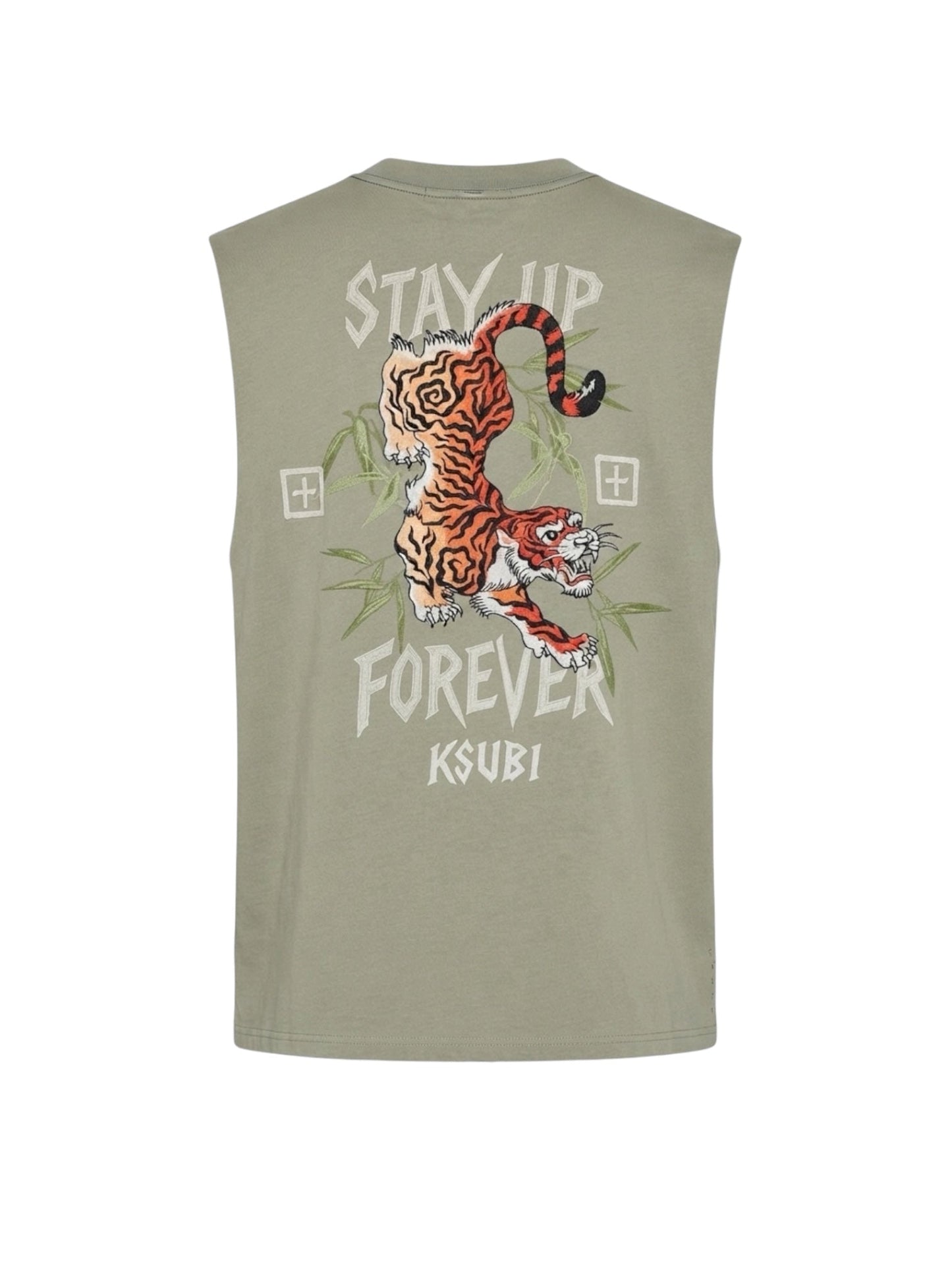 Probus Ksubi Cut Off Ekcess Tank Synth Green GREEN Ksubi Cut Off Ekcess Tank Synth Green GREEN GREEN