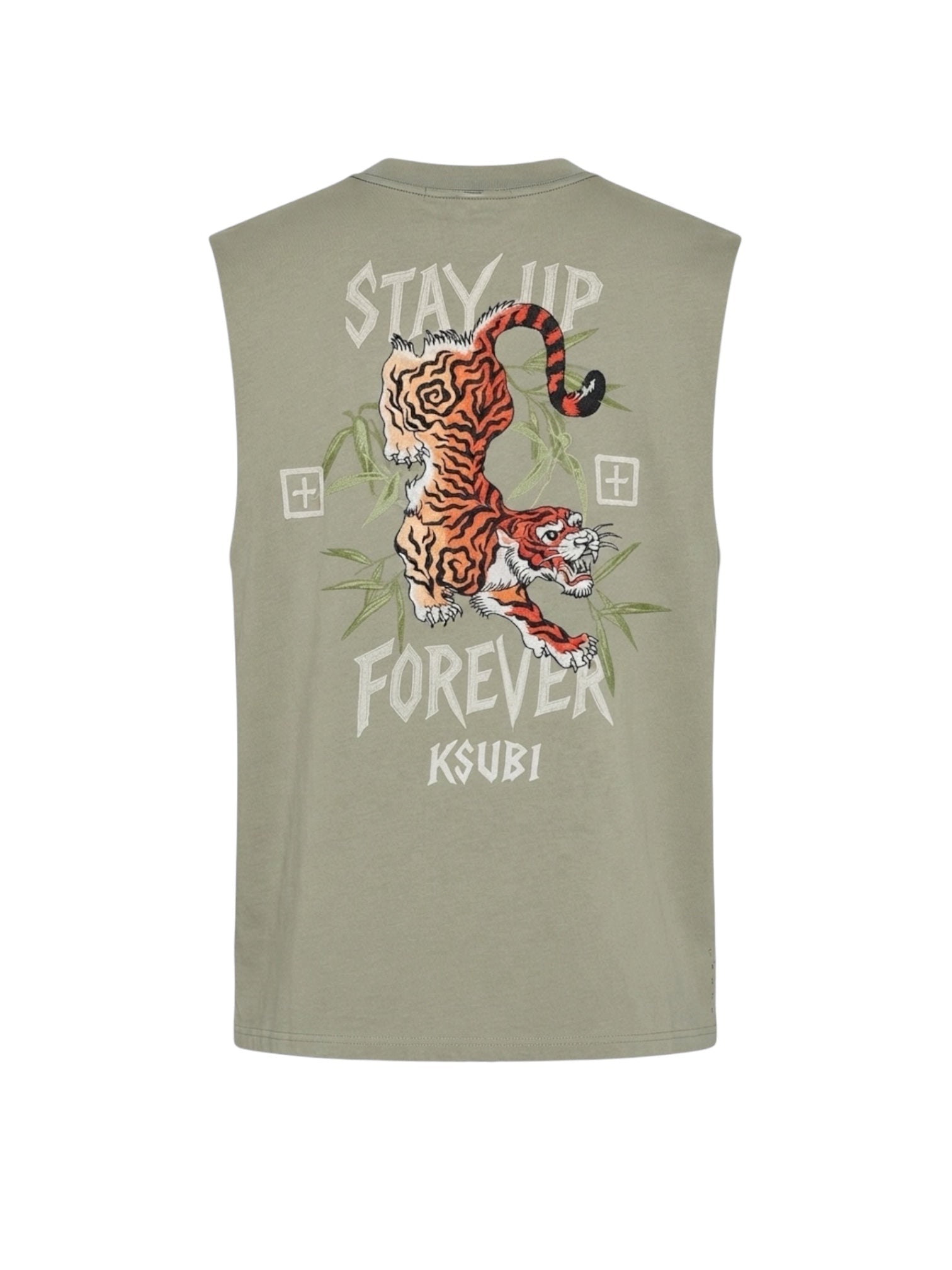 Probus Ksubi Cut Off Ekcess Tank Synth Green GREEN Ksubi Cut Off Ekcess Tank Synth Green GREEN GREEN
