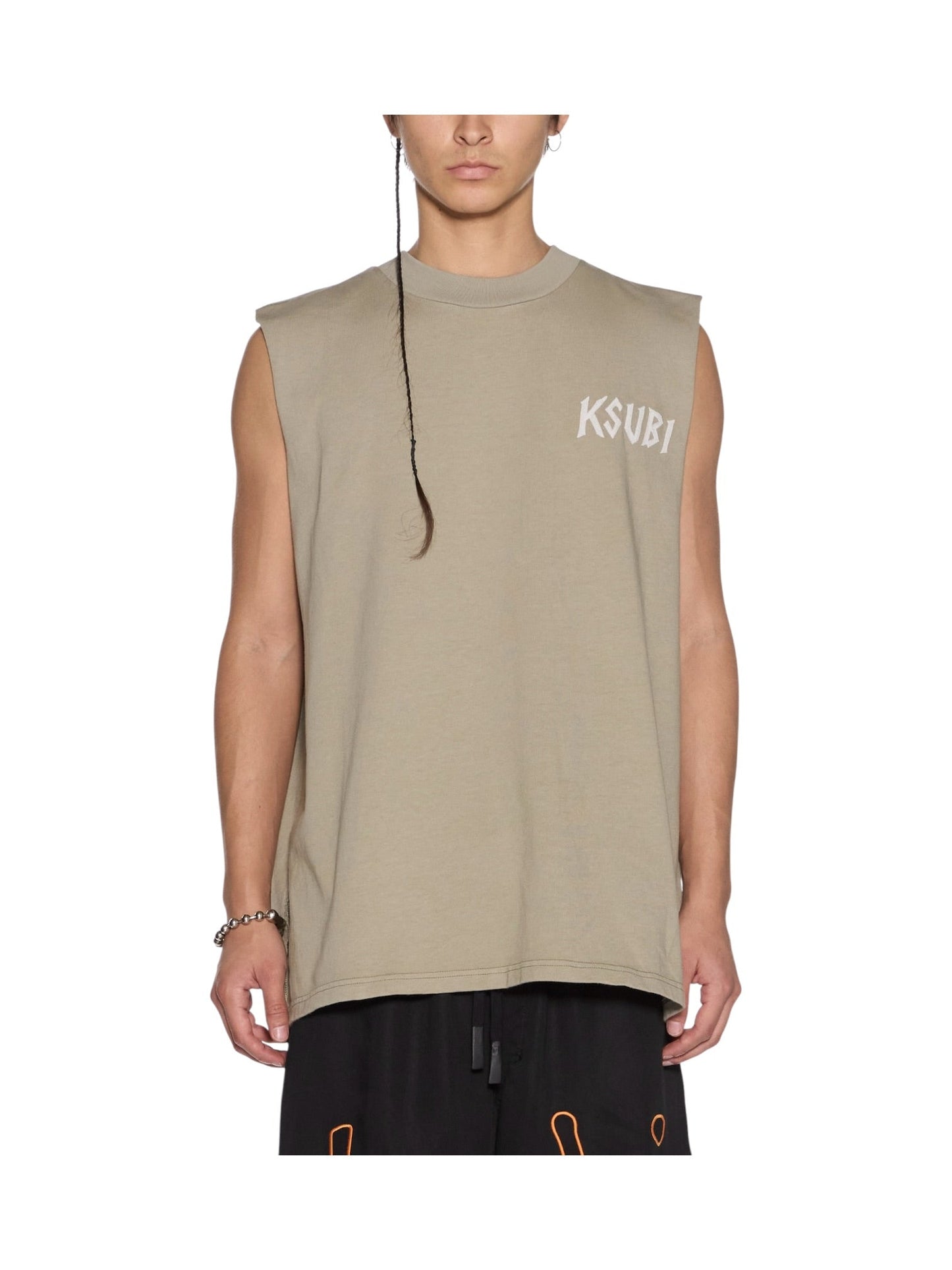Probus Ksubi Cut Off Ekcess Tank Synth Green GREEN Ksubi Cut Off Ekcess Tank Synth Green GREEN GREEN