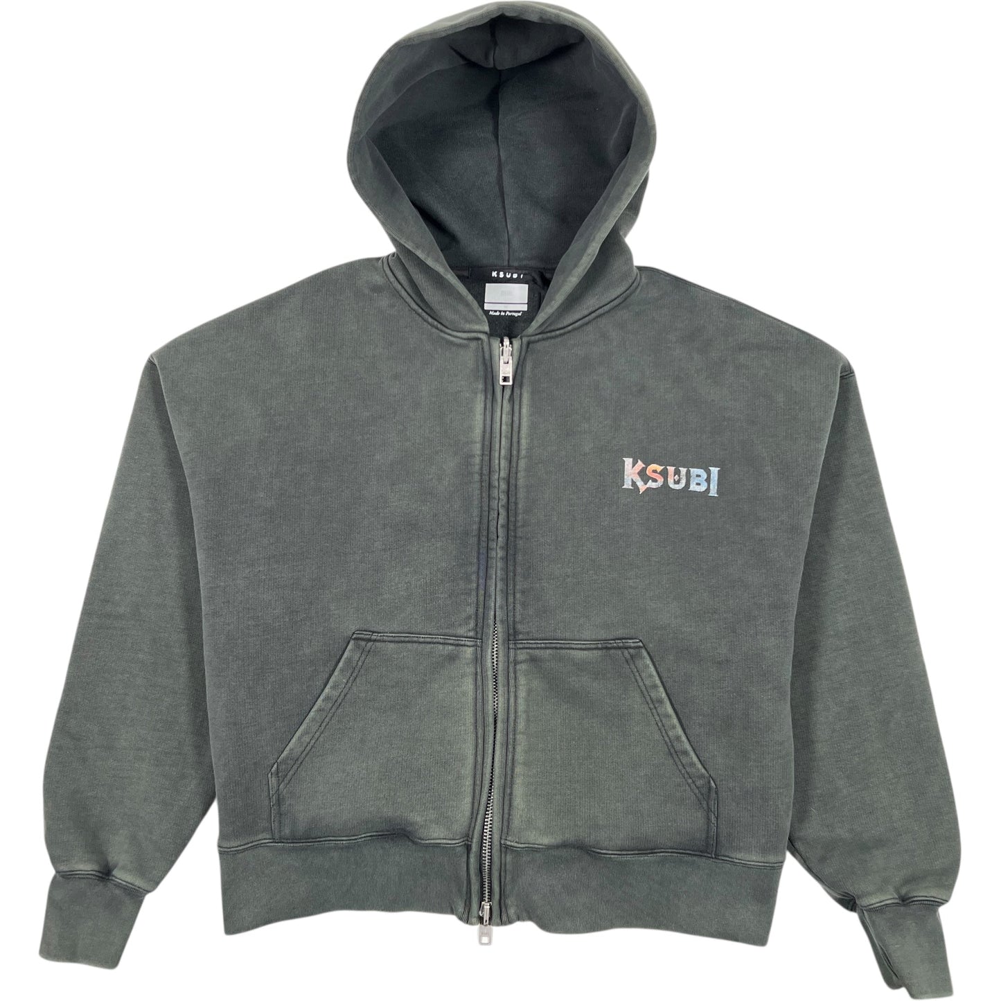 Ksubi Death Snake Halen Zip Hoodie Ash Black