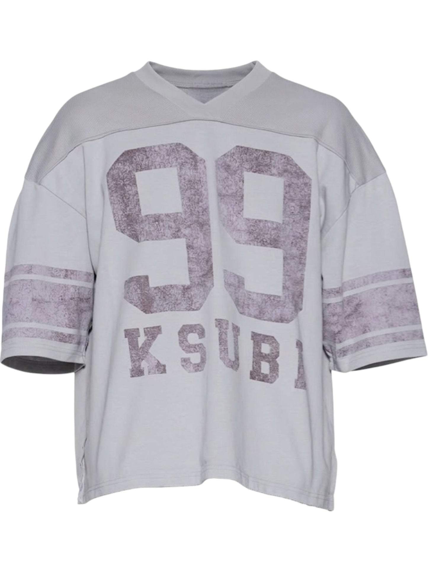Ksubi Halftime SS Duke Jersey  krete Fade Washed Grey