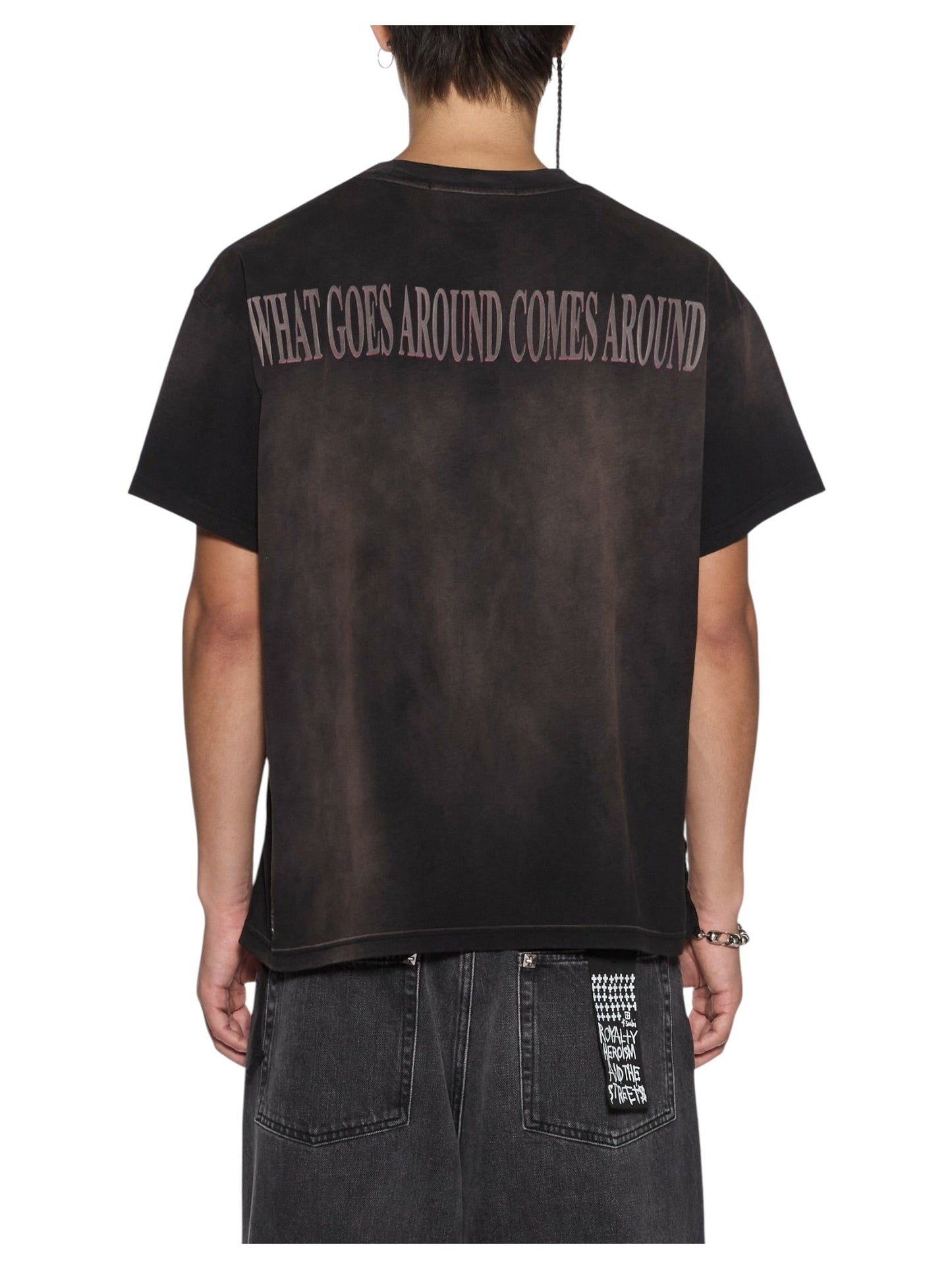 Ksubi H.W.R Sid SS Tee Sunbleach Black