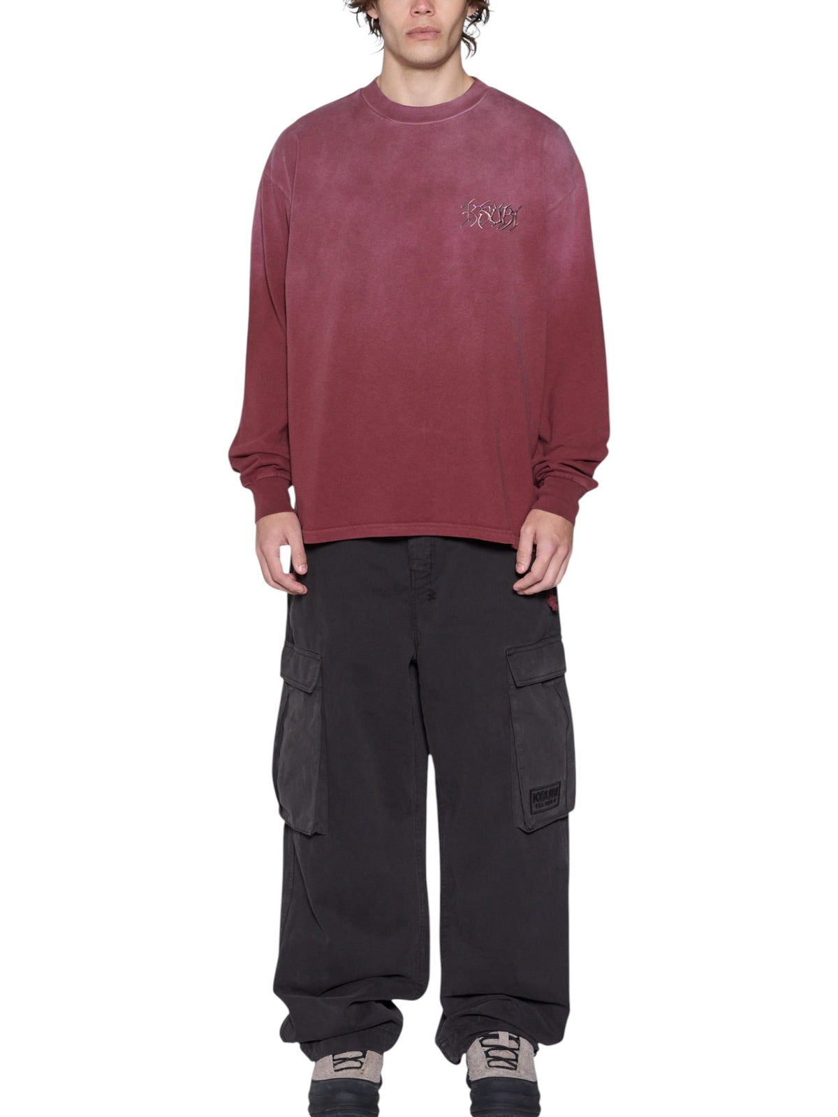 Probus Ksubi K9 Ekcess Ls Tee Ox Fade Burgundy Ksubi K9 Ekcess Ls Tee Ox Fade Burgundy BURG