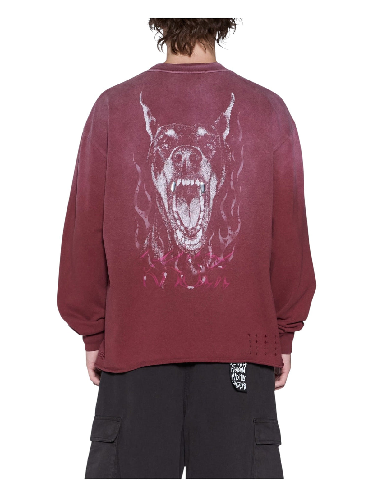 Probus Ksubi K9 Ekcess Ls Tee Ox Fade Burgundy Ksubi K9 Ekcess Ls Tee Ox Fade Burgundy BURG
