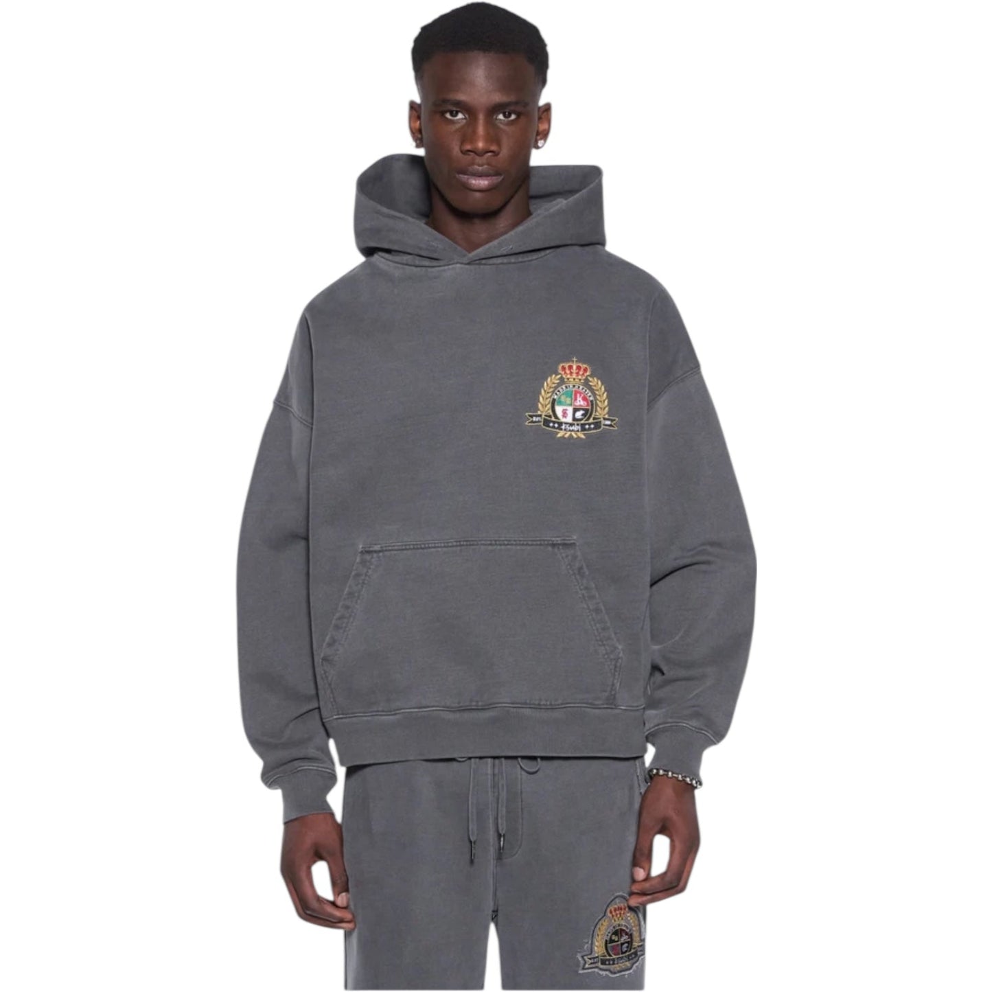 Ksubi Krest Ekcess Hoodie Charcoal