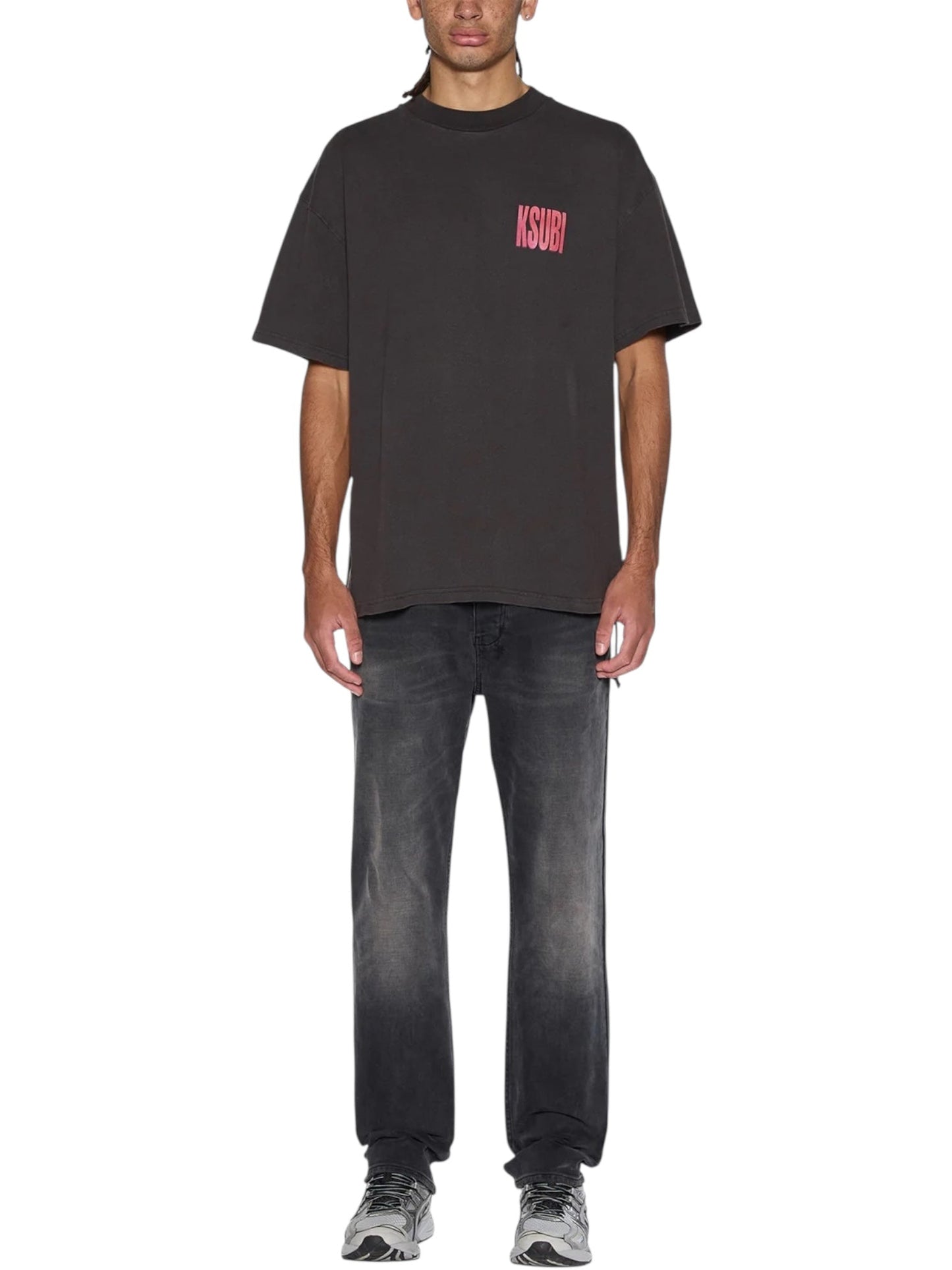 Ksubi Panthera Ekcess SS Tee Faded Black