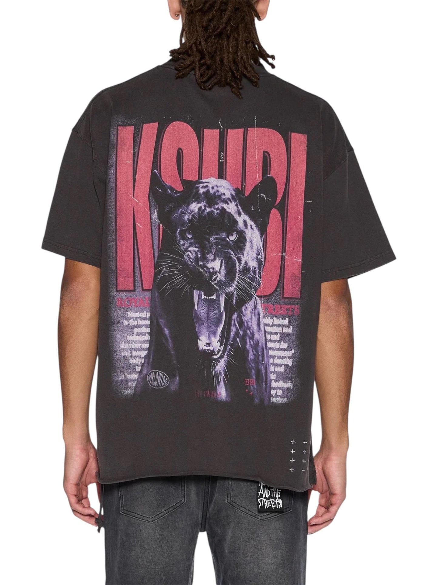 Ksubi Panthera Ekcess SS Tee Faded Black
