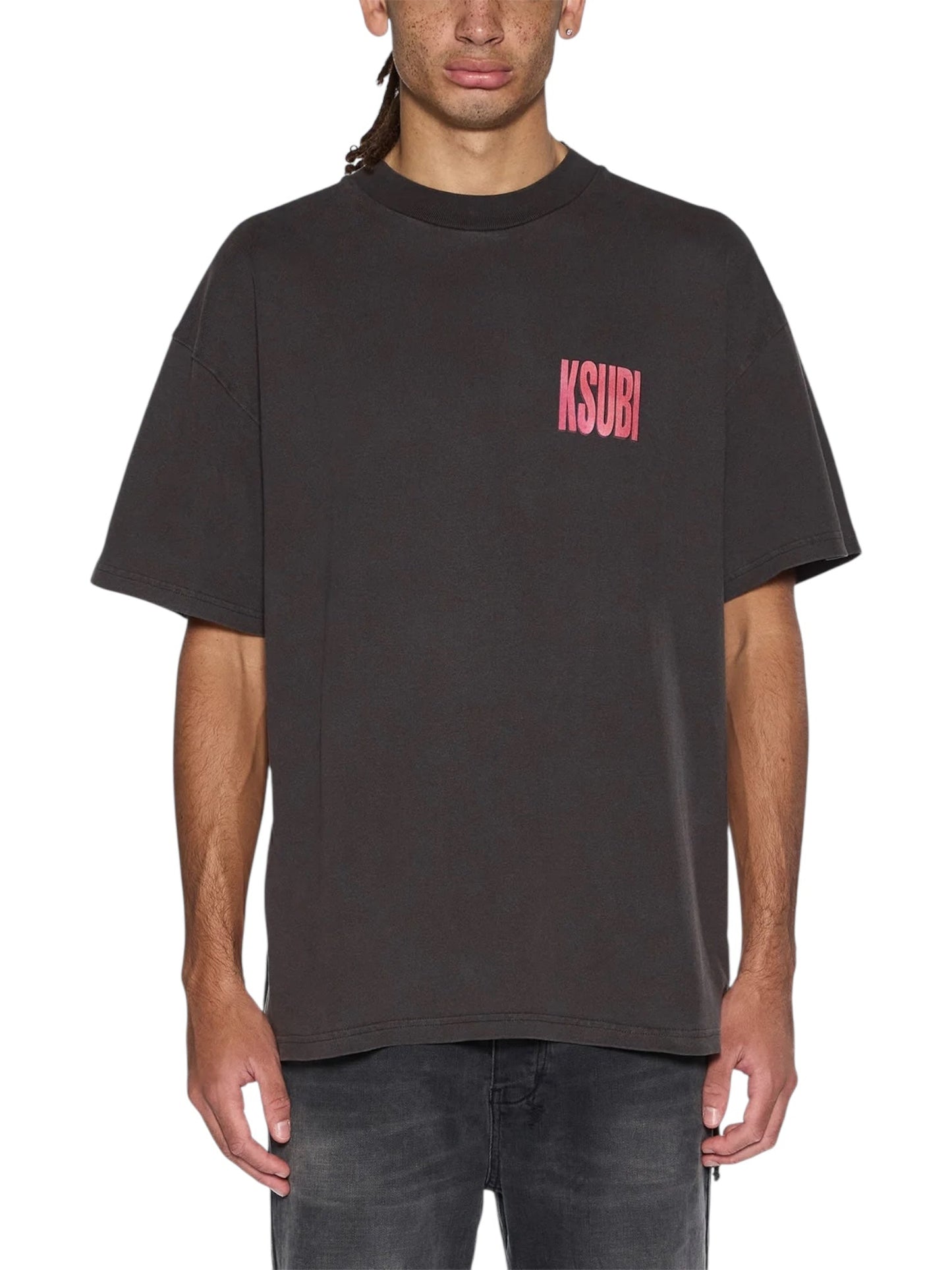 Ksubi Panthera Ekcess SS Tee Faded Black