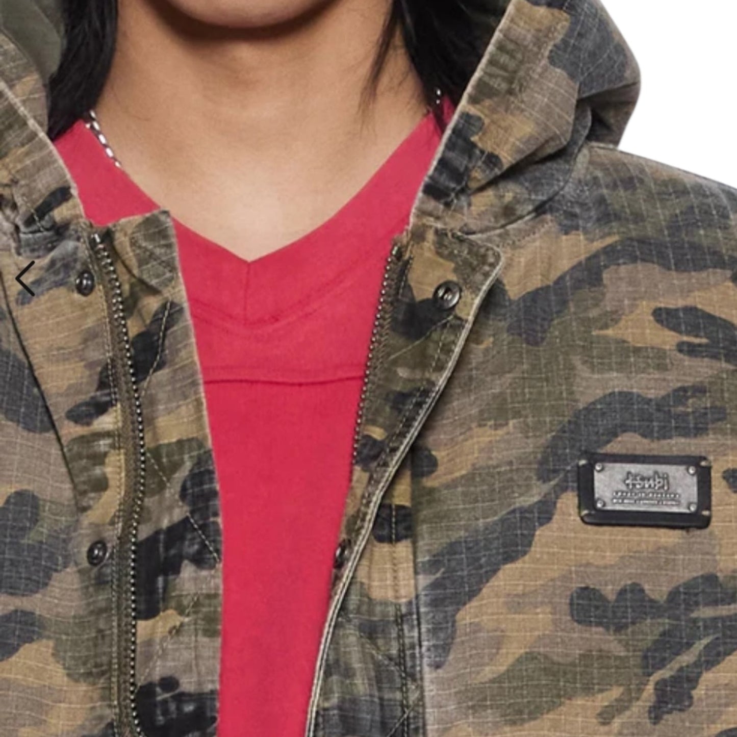 Ksubi Plated Bomber Jacket Camo Green