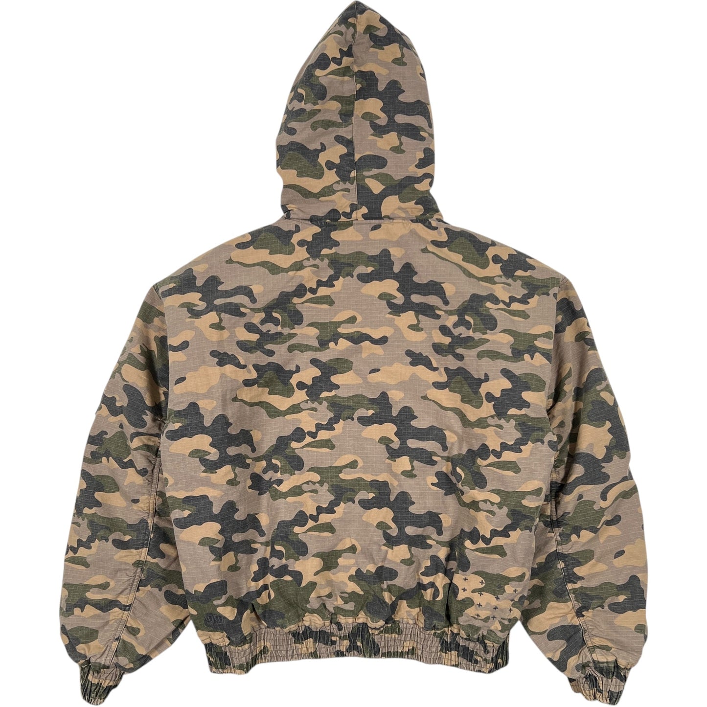 Ksubi Plated Bomber Jacket Camo Green