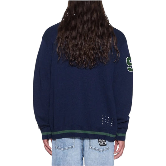 Ksubi Playoff Cardigan Midnight Navy