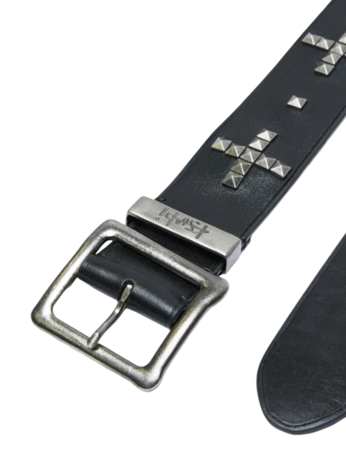 Ksubi Plus Stud Belt Black