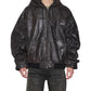 Probus Ksubi Slouchy Leather Bomber Jacket Aged Brown Ksubi Slouchy Leather Bomber Jacket Aged Brown BROWN