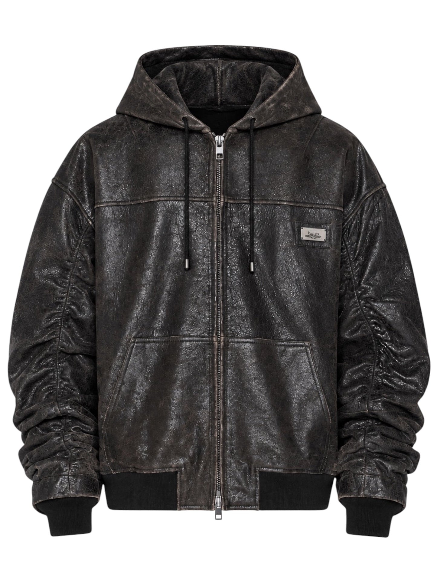 Probus Ksubi Slouchy Leather Bomber Jacket Aged Brown Ksubi Slouchy Leather Bomber Jacket Aged Brown BROWN