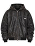 Probus Ksubi Slouchy Leather Bomber Jacket Aged Brown Ksubi Slouchy Leather Bomber Jacket Aged Brown BROWN