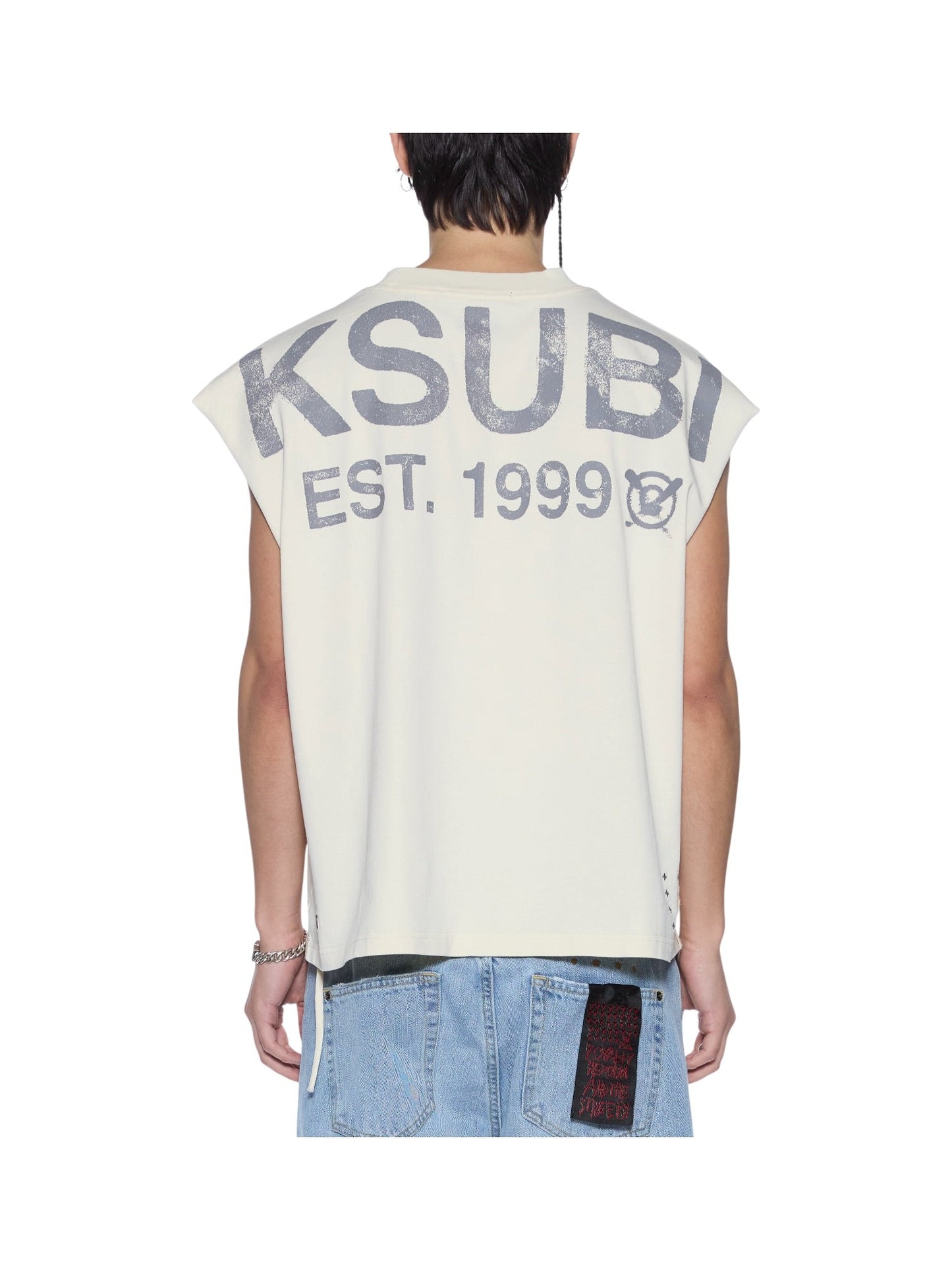 Ksubi State Halen Cut Off Ecru Natural