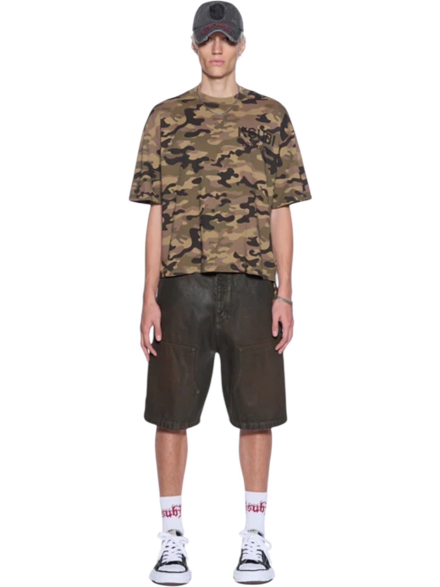 Ksubi State Halen SS Tee Camo Green