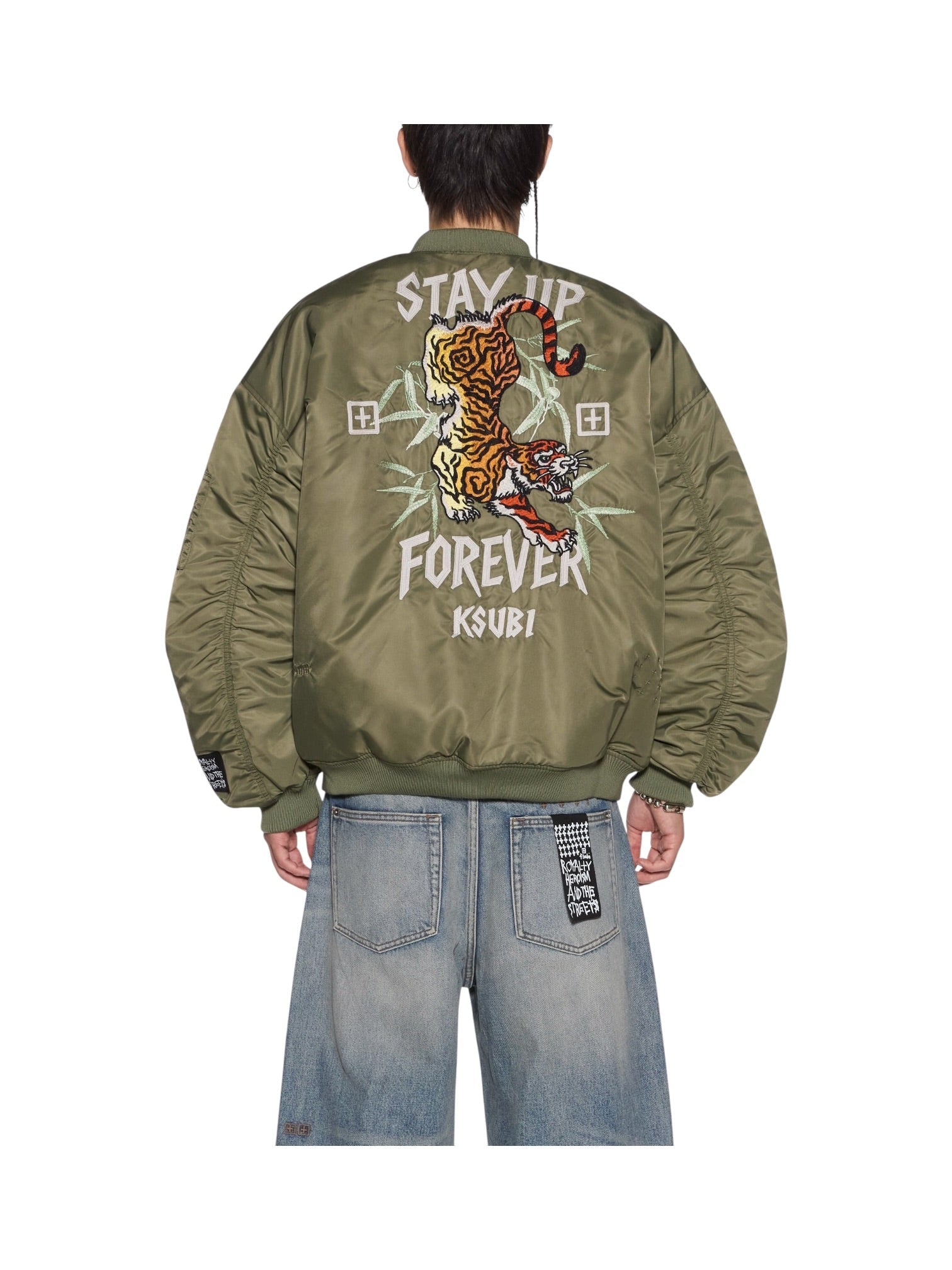 Probus Ksubi Stay Up 4eva bomber Jacket khaki Ksubi Stay Up 4eva bomber Jacket khaki KHAKI